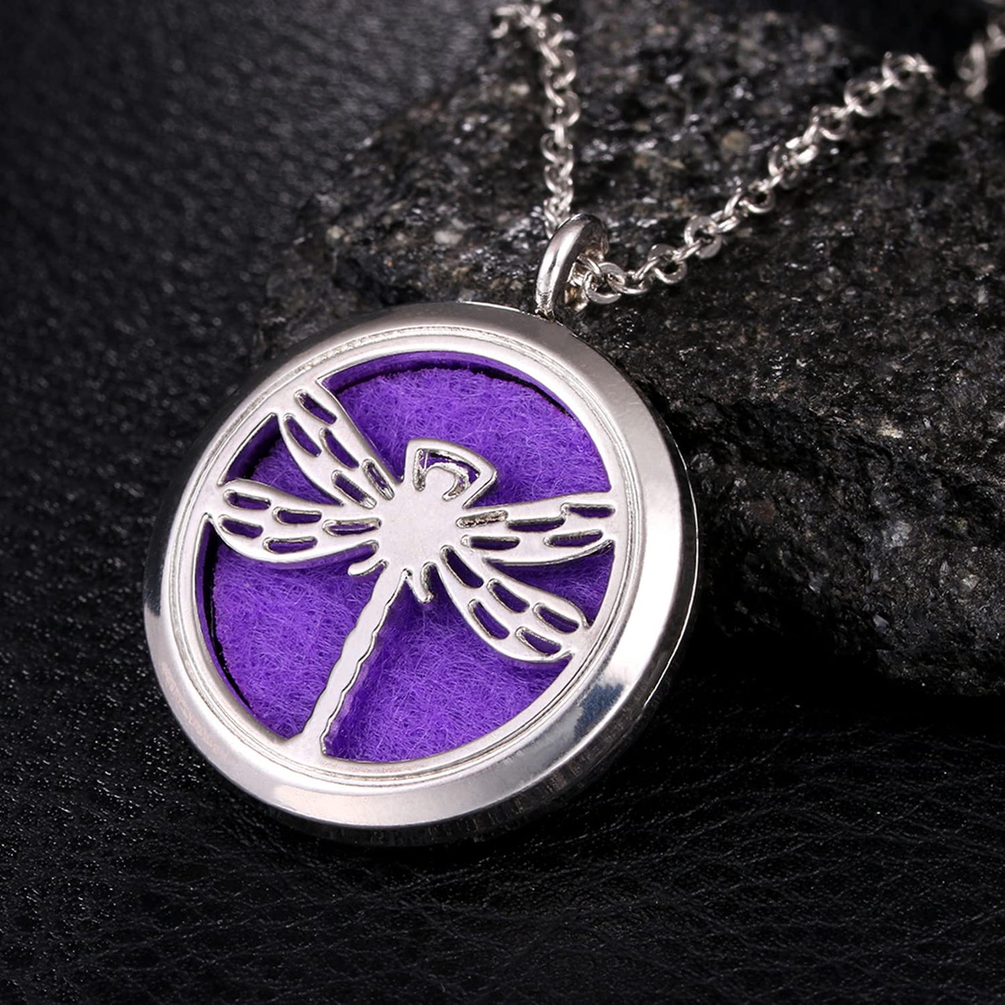 Vie jeune Mixed Aroma Diffuser Locket Pendants Set, Essential Oil Diffuser DIY Necklace Jewelry Making Craft, Bulk Aromatherapy Diffuser Charms Gifts for Women (Random 10pcs Aroma Diffuser)