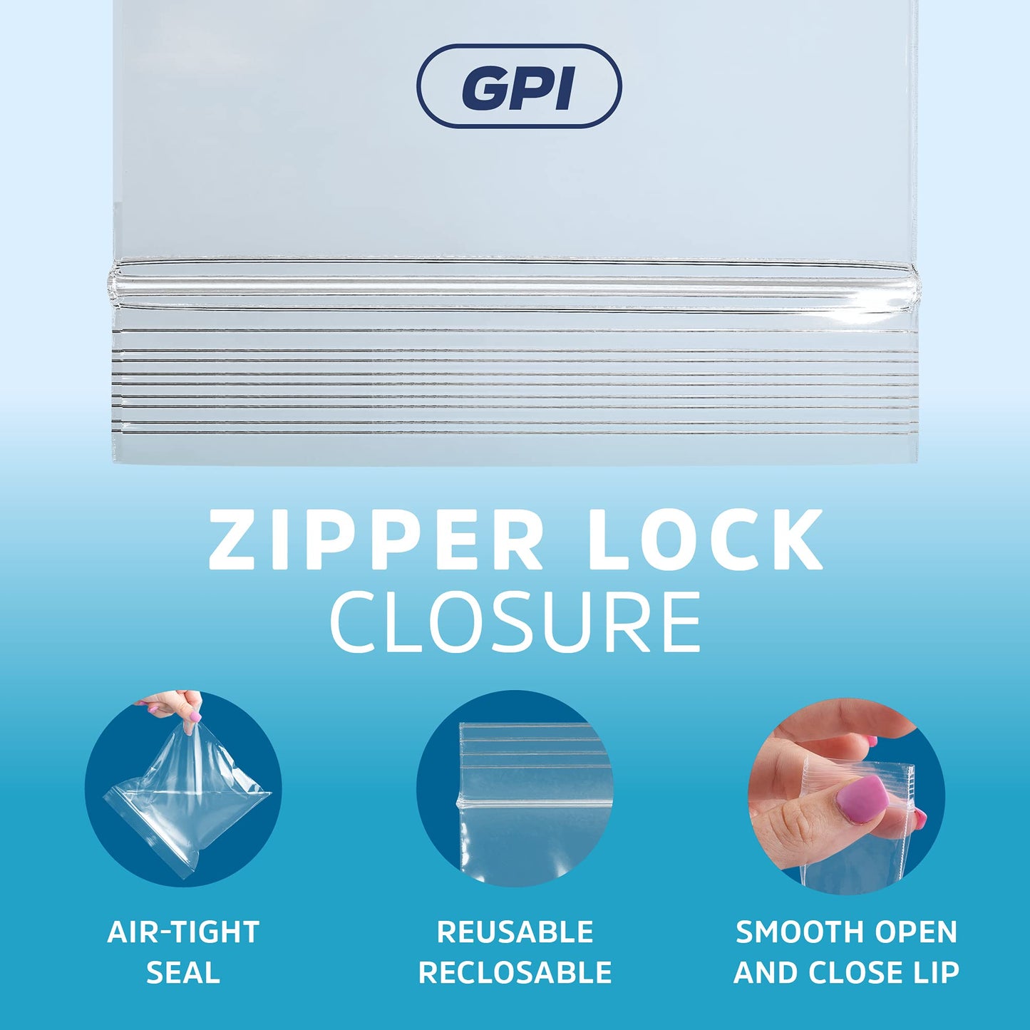 2" x 3" Small Reclosable Zip Bag - Heavy-duty 4 Mil, Bulk Case of 4,000 - Clear, Resealable Zip Top Lock for Storage & Packaging Food, Nuts, Bolts & Screws.