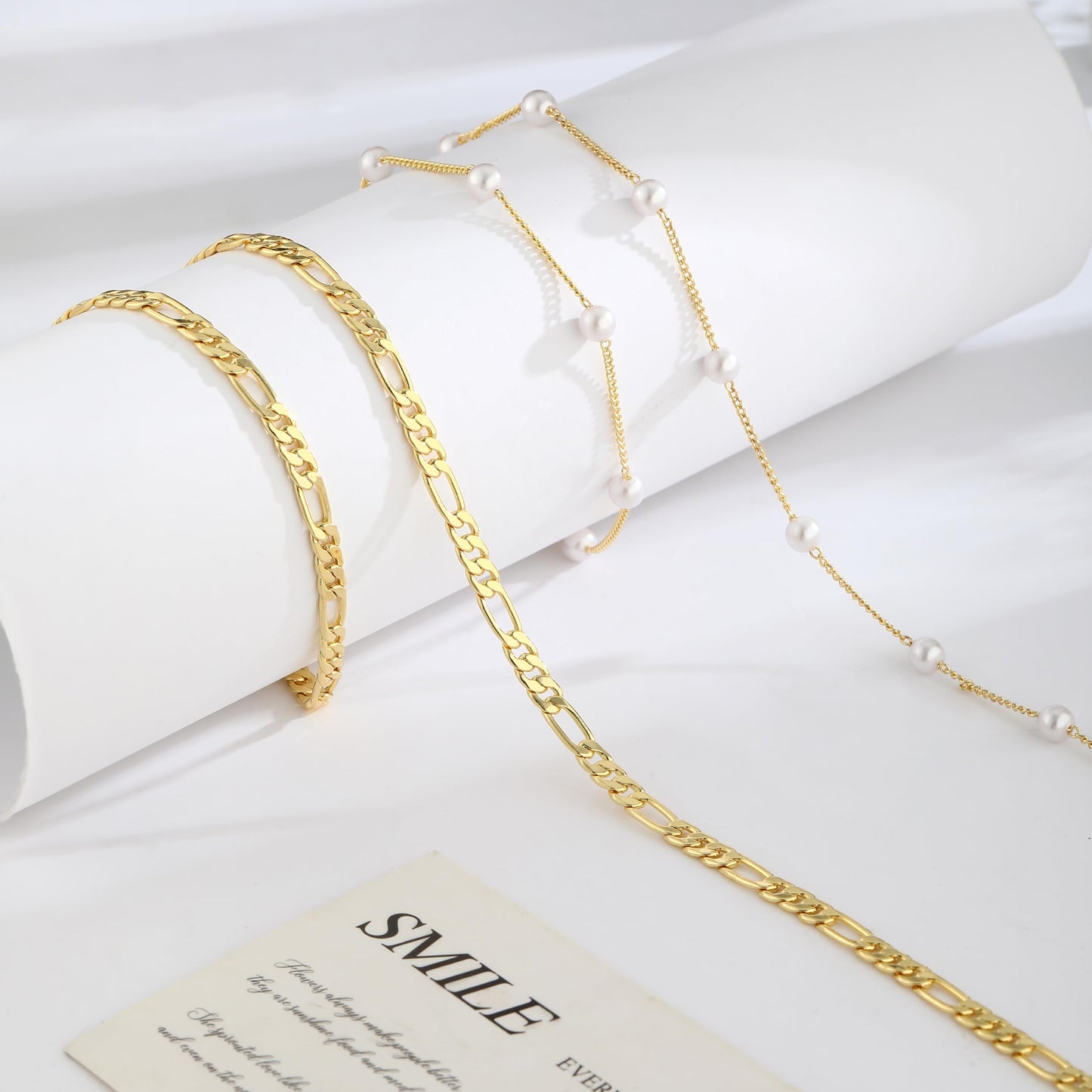 MFRYK 2PCS 14K Gold Plated Waist Chain Layered Pearl Figaro Belly Body Chain Boho Beach Waist Chains For Women Adjustable Waterproof Sexy Bikini Body Chain Jewelry For Women