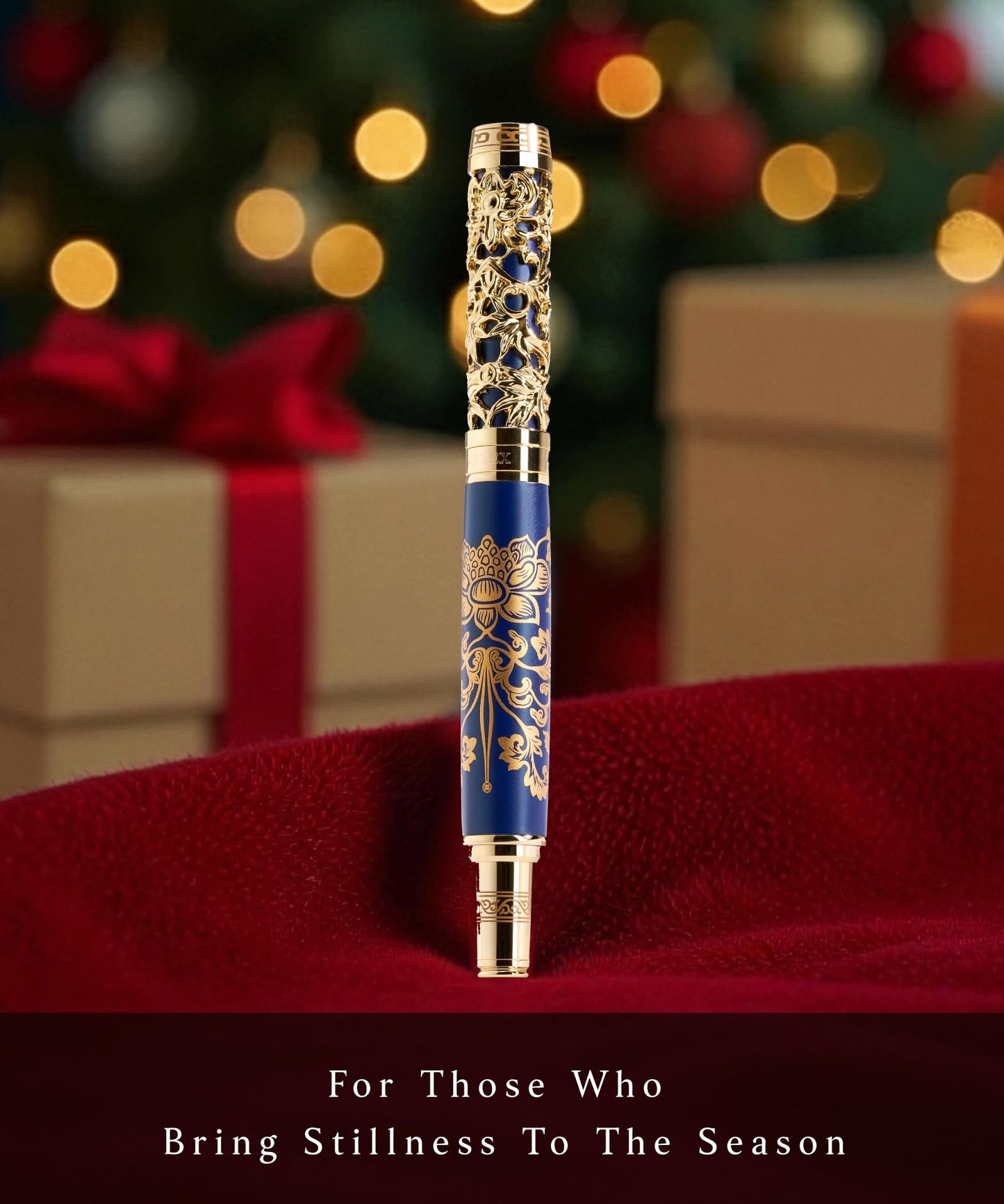 ARTEX Executive Rollerball Pen Sets With Stand-Museum Collections-Crafting Timeless Beauty-Luxury Pen Gift & Office Desk Decor, German SCHMIDT refill, Solid Metal & Marble Texture
