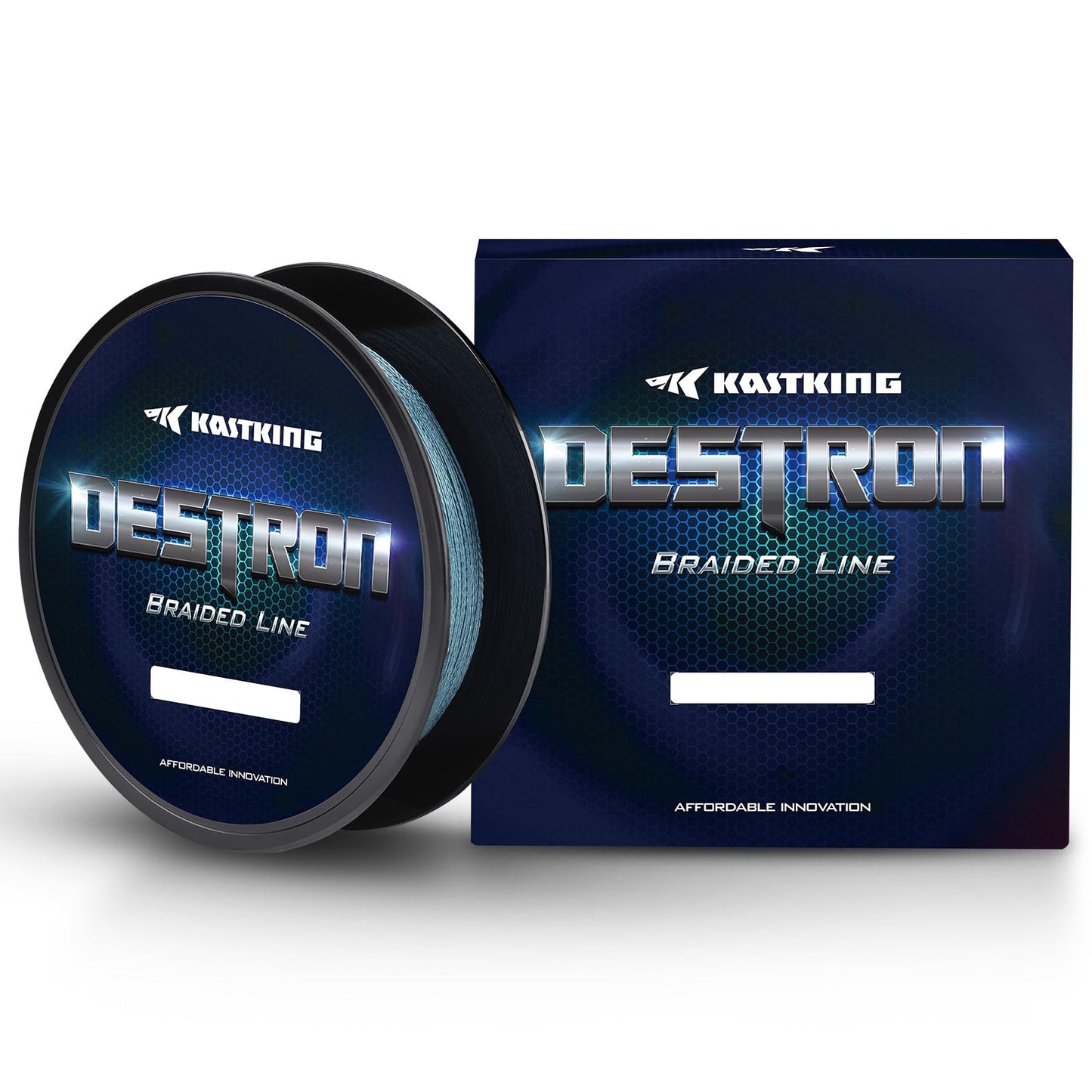 KastKing Destron Braided Fishing Line, Gray , 150 yds-8lb-0.13mm