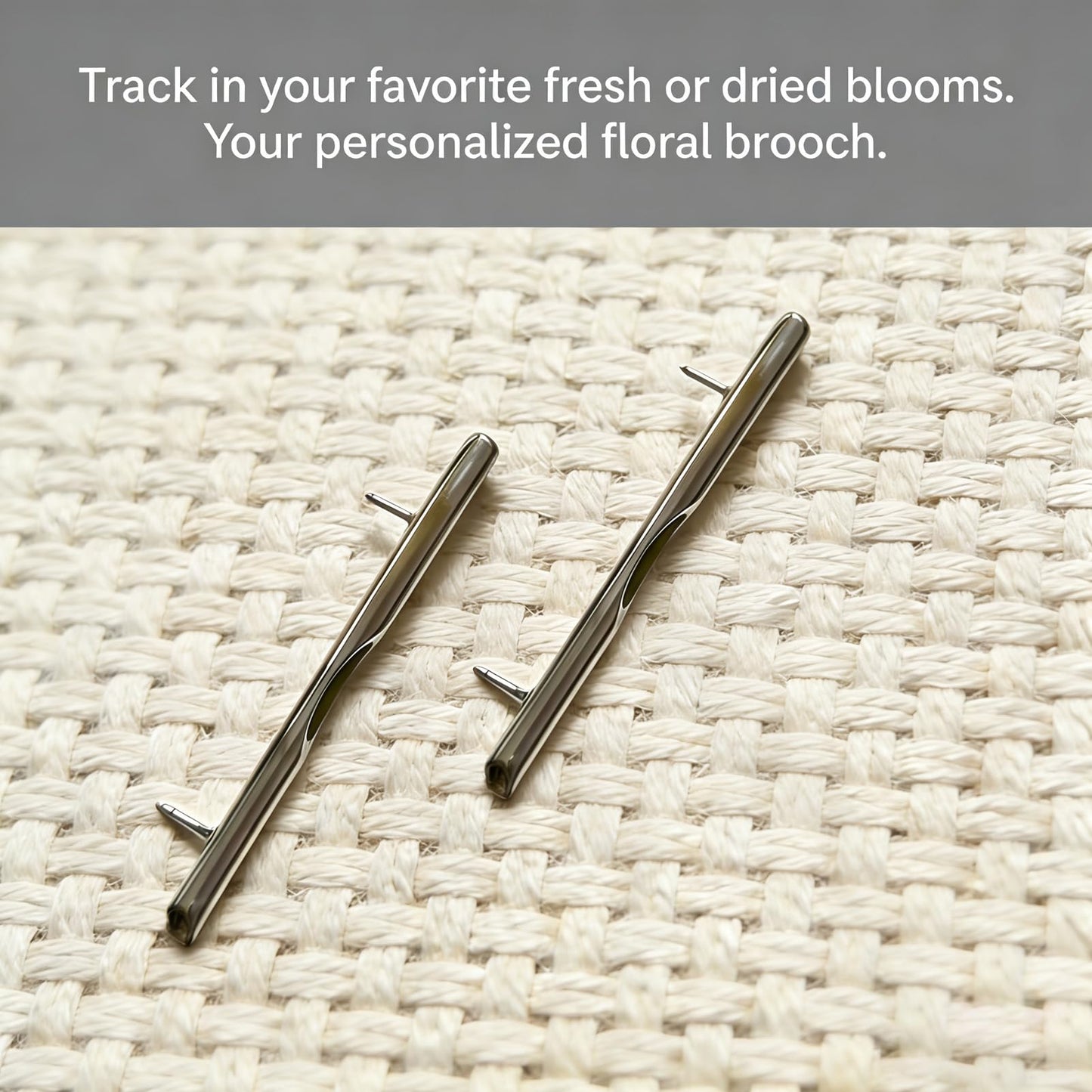 A Kind Brooch - Every Bloom Tells a Different Story, Branch-Shaped Flower Insert Brooch, DIY Elegant Jewelry for Women Men (2pcs)