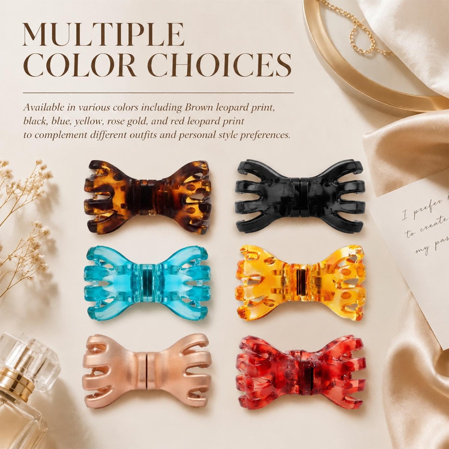 ASTRULUME 2Pcs Magnetic Hair Clips, Strong Hold No-Slip Styling Clips for Layered Styles, Half-Updos and Braids, Seamless 2-in-1 Clavicle Design, Multiple Colors(Yellow)
