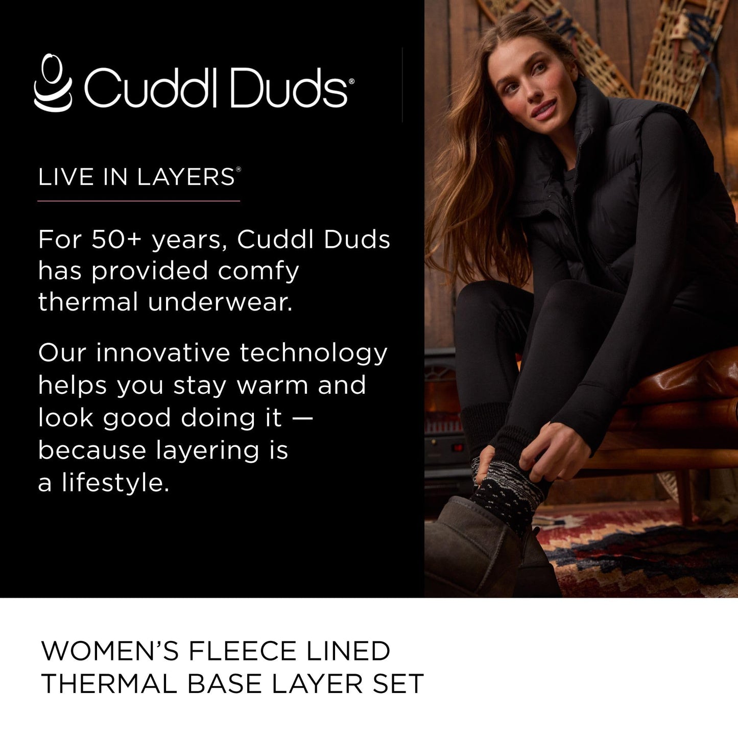 Cuddl Duds Womens Heavyweight Fleece 2 Piece Long Sleeve Thermal Underwear Set – Shirt & Leggings Base Layer for Cold Weather – Winter Clothing Long Johns Lounge Sets for Women, Hot Pink, XS