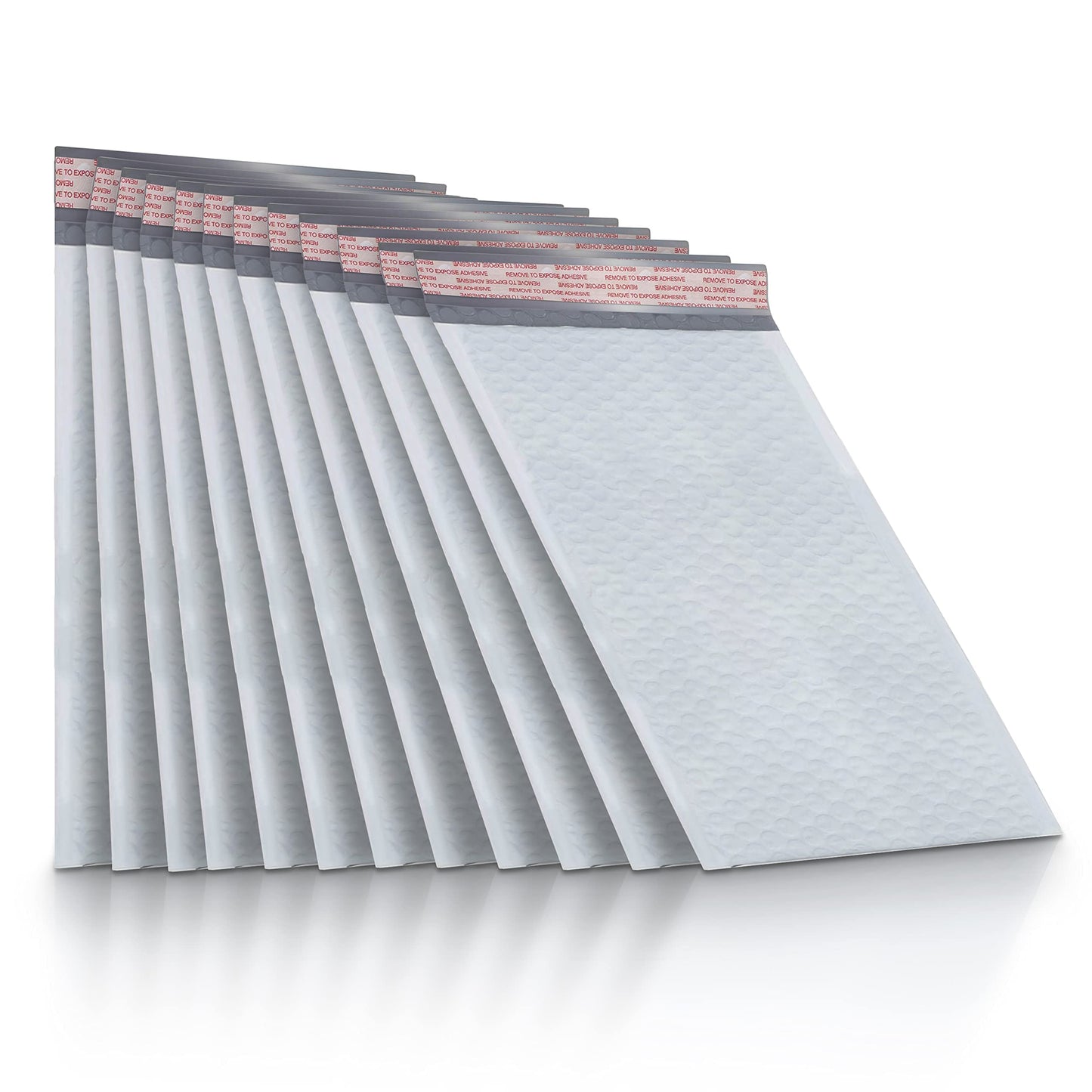 250 Pack USA Made Poly Bubble Mailers (#0) 6x10 Inches Shipping Padded Envelopes Self Seal Tape #0 (Usable size 6 x9)