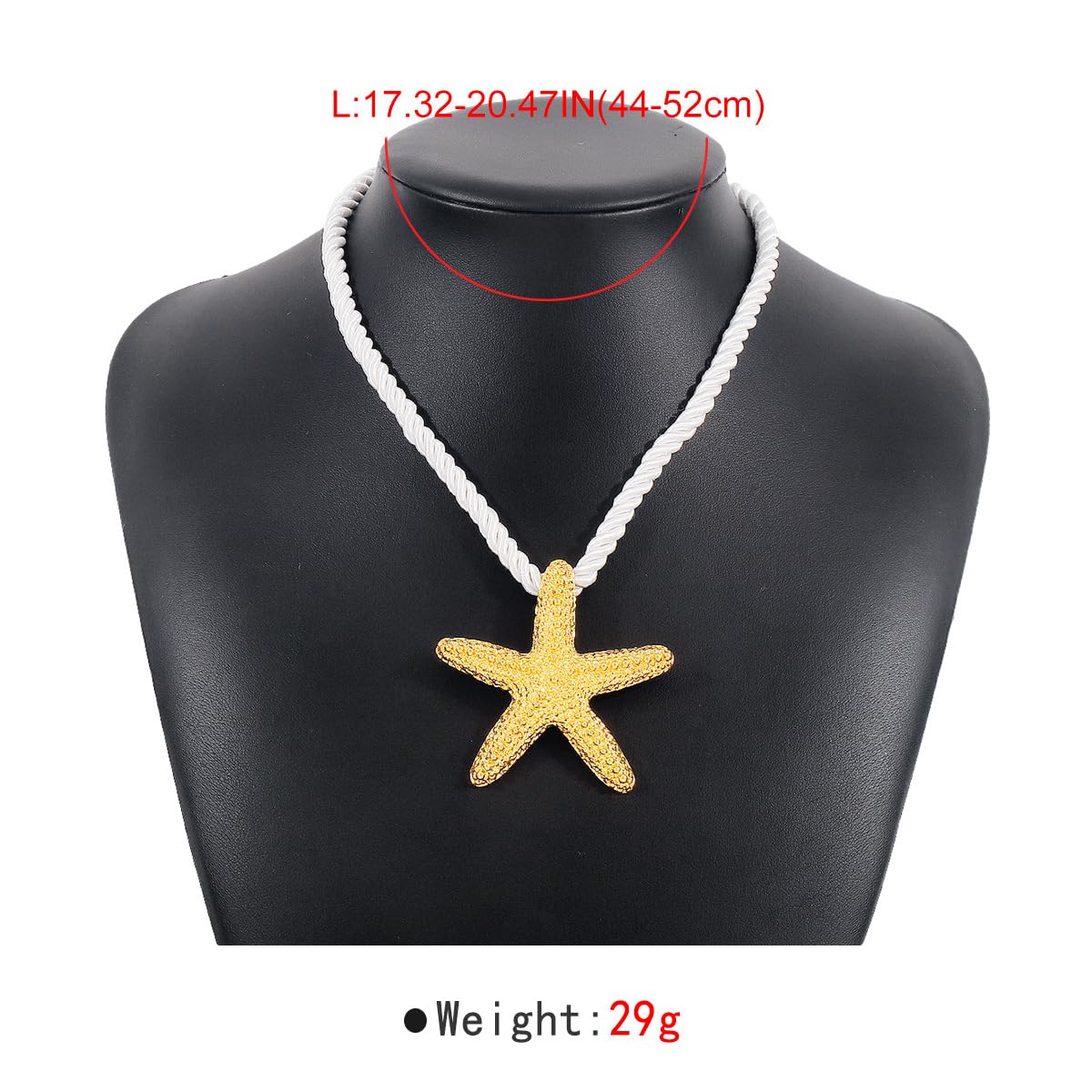 Starfish Necklace Beach Jewlery for Women Cowrie Puka Shell Seashell Necklace Ocean Jewlry