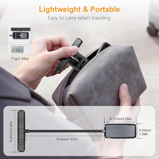 Gritin 19 LED Rechargeable Book Light for Reading in Bed with Memory Function- Eye Caring 3 Color Temperatures,Stepless Dimming Brightness,90 Hrs Runtime Lightweight Clip on Light for Book Lovers