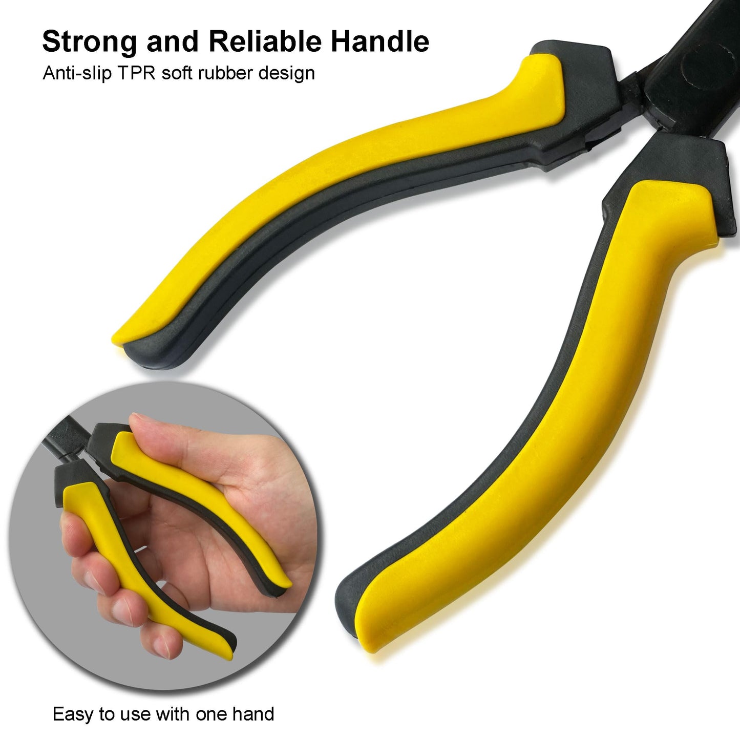 Hanpex-9 inch Fishing Pliers with Anti-rust Teflon coated, Freshwater/Saltwater Fishing Tools, Comfort Grip Handles Fishing Gear Idea for Fishing Trip