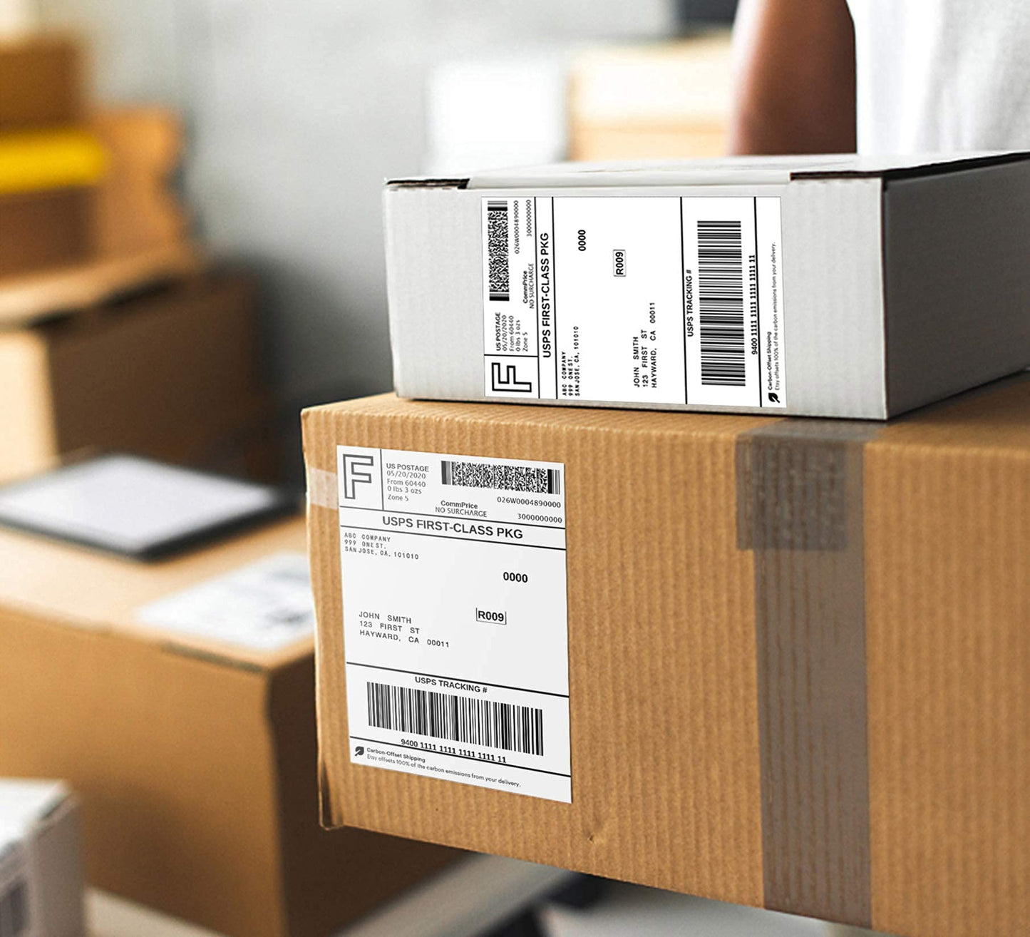 LabelRange 4x6 Thermal Labels, Commercial Grade Direct Thermal 4x6 Shipping Labels, 500 Sheets per Stack,1 Stack