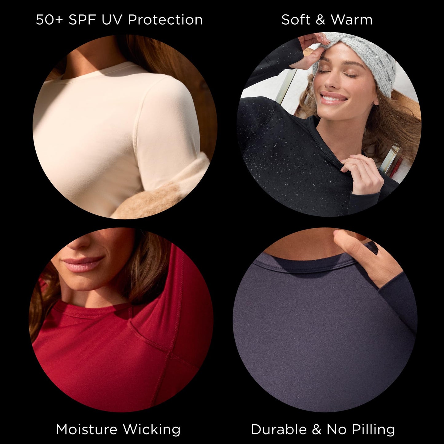Cuddl Duds Womens Heavyweight Fleece 2 Piece Long Sleeve Thermal Underwear Set – Shirt & Leggings Base Layer for Cold Weather – Winter Clothing Long Johns Lounge Sets for Women, Hot Pink, XS
