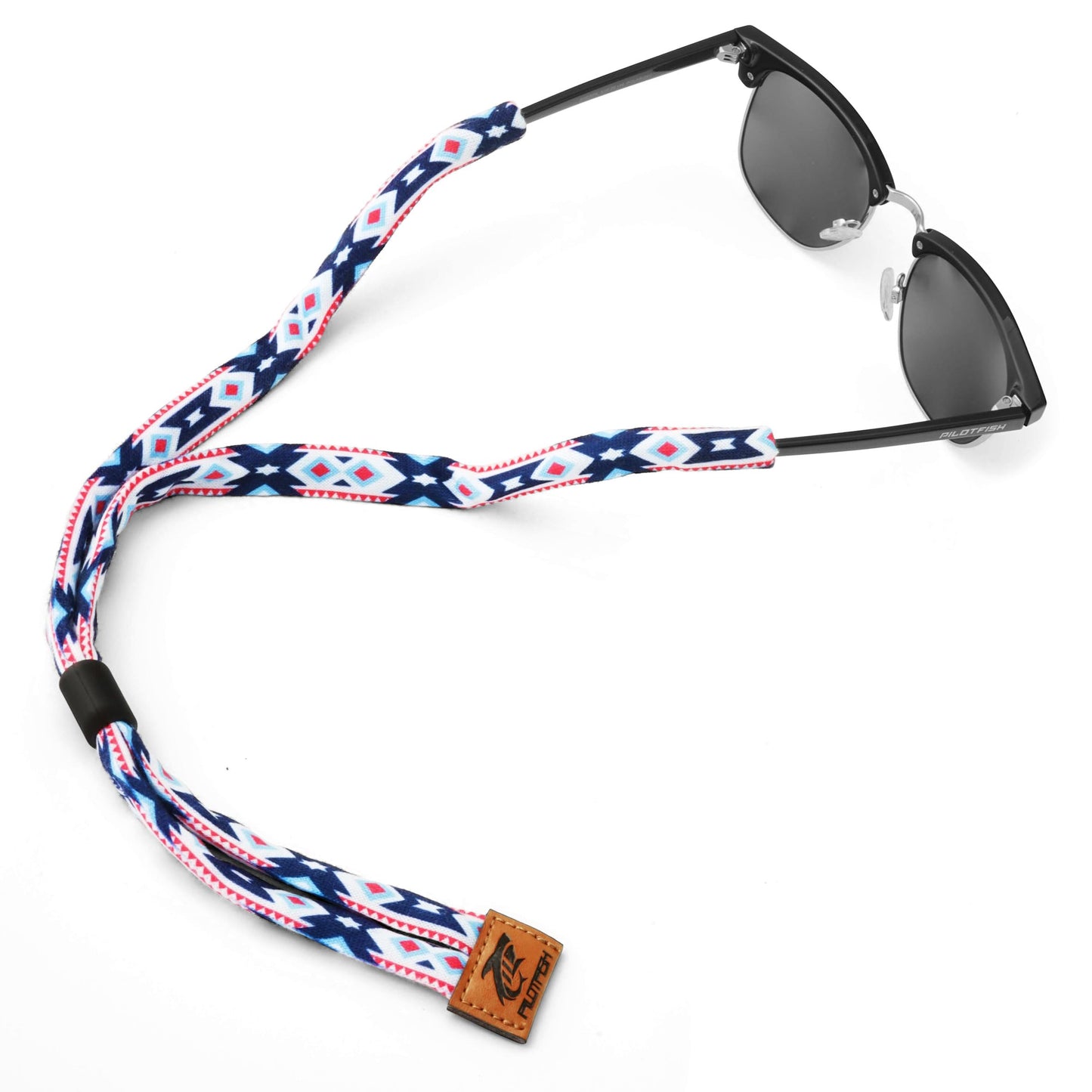 Pilotfish Premium Cotton Eyewear Retainer Sunglass Strap - Multiple Design Options - Soft & Durable Sunglass Holder