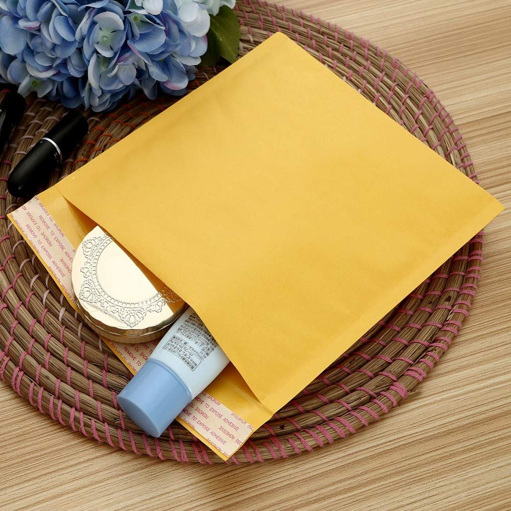 6x10 inches Kraft Mailer Self Seal Bubble Shipping Envelopes 250 Pack Padded Envelopes Thick Mailers Packaging for Small Business #0