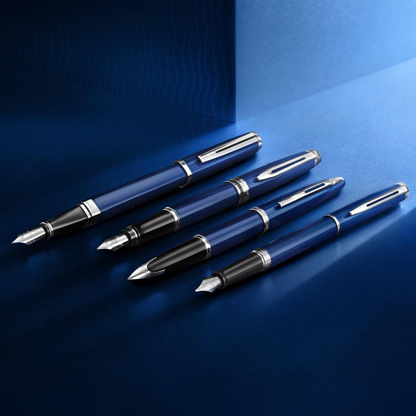 Waterman Hemisphere, Ballpoint Pen, Blue Lacquer with Palladium Trim, Medium Tip, Blue Ink, Gift Box