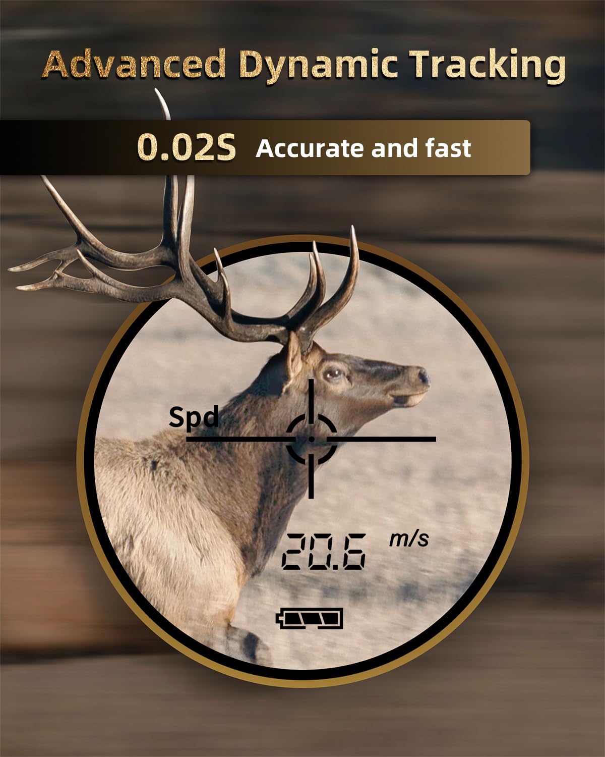 AOFAR HX-700N Hunting Range Finder 700 Yards Waterproof Archery Rangefinder for Bow Hunting with Range and Speed Mode, Free Battery, Carrying Case