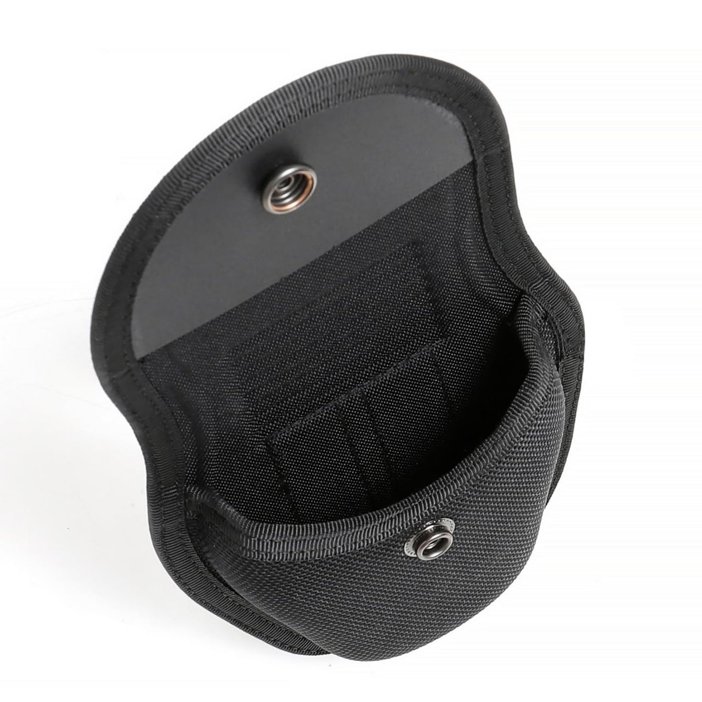 TACNEX Handcuff Case-Holster-Holder fit Duty Belt & MOLLE Heavy Duty Nylon Cuff Pouch-Sheath fit Chained/Hinged Standard Cuff for Police Law Enforcement Security (Hidden Snap Closure)