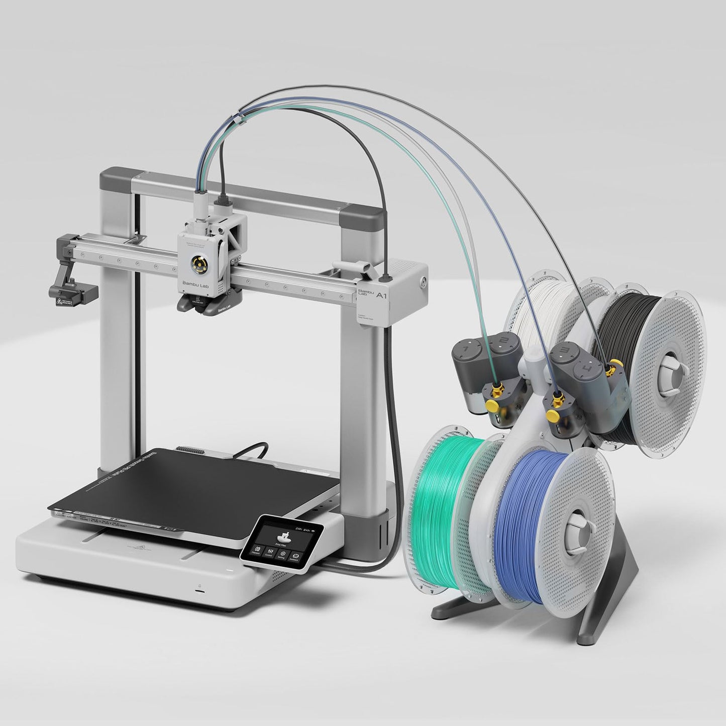 Original AMS Detachable Filament Spool Compatible with Bambu Lab 3D Printer,Reusable Filament Reel Holder Fits PLA, PETG, ABS Filament Spool for Bambulab A1/A1 Mini,Support Low-Temp Environment ≤ 70°C