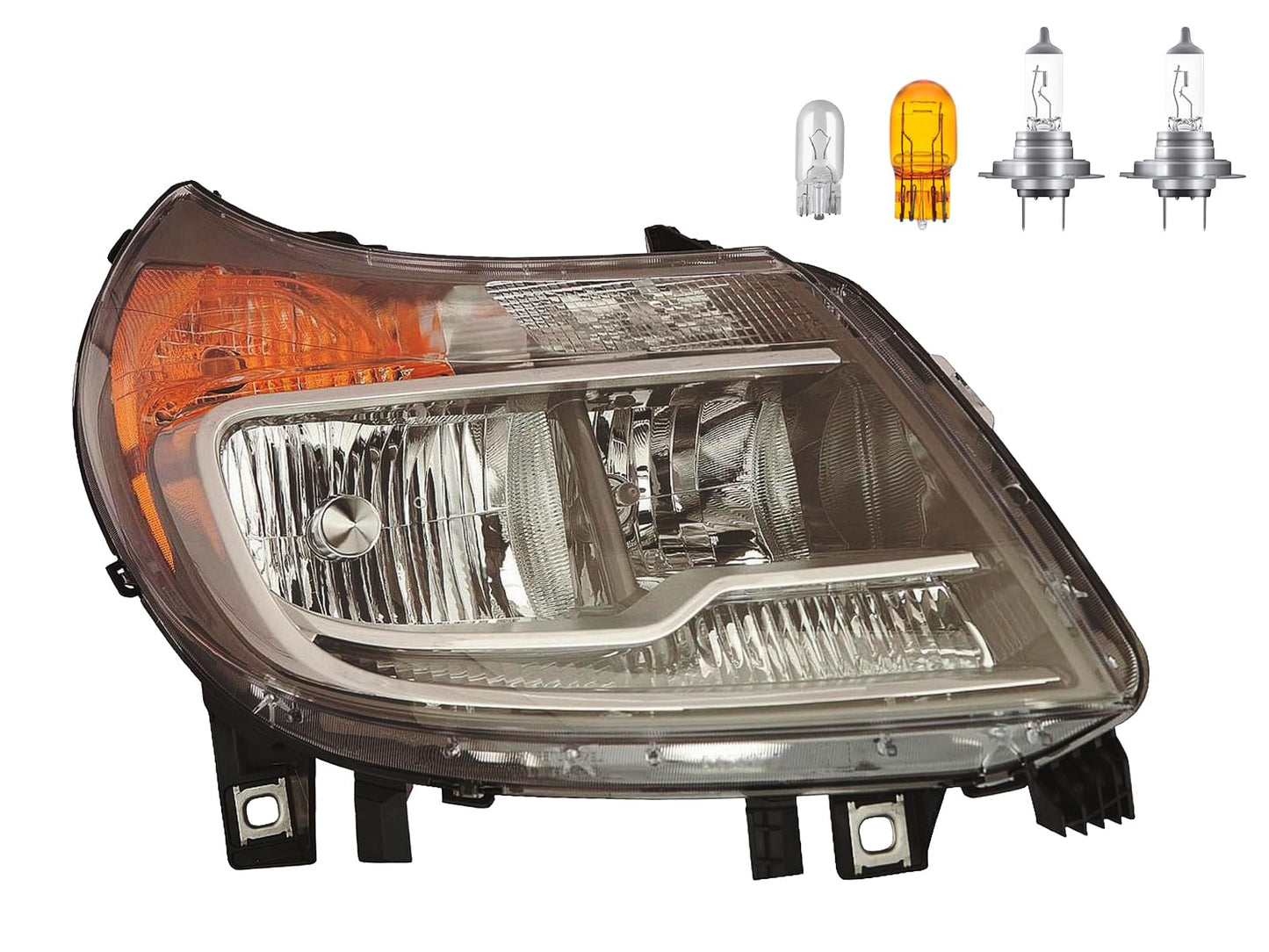 Auto Parts Avenue APA Replacement Head Light for 2014-2022 ProMaster Cargo Van 1500 2500 3500 with DRL Passenger Right Side with