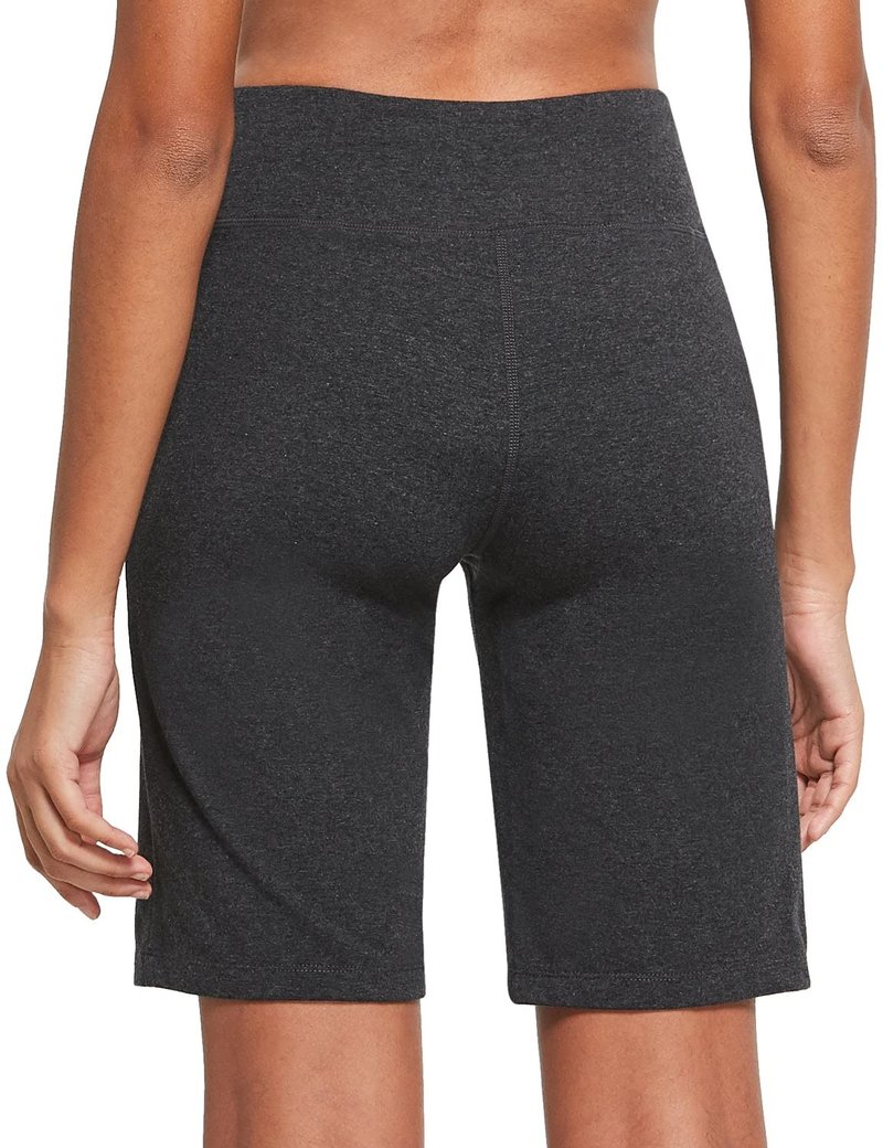 baleaf Women's Bermuda Long Shorts Knee Length 10" Cotton High Rise Workout Athletic Shorts Yoga Walking Running Biker Shorts Heather Gray XL
