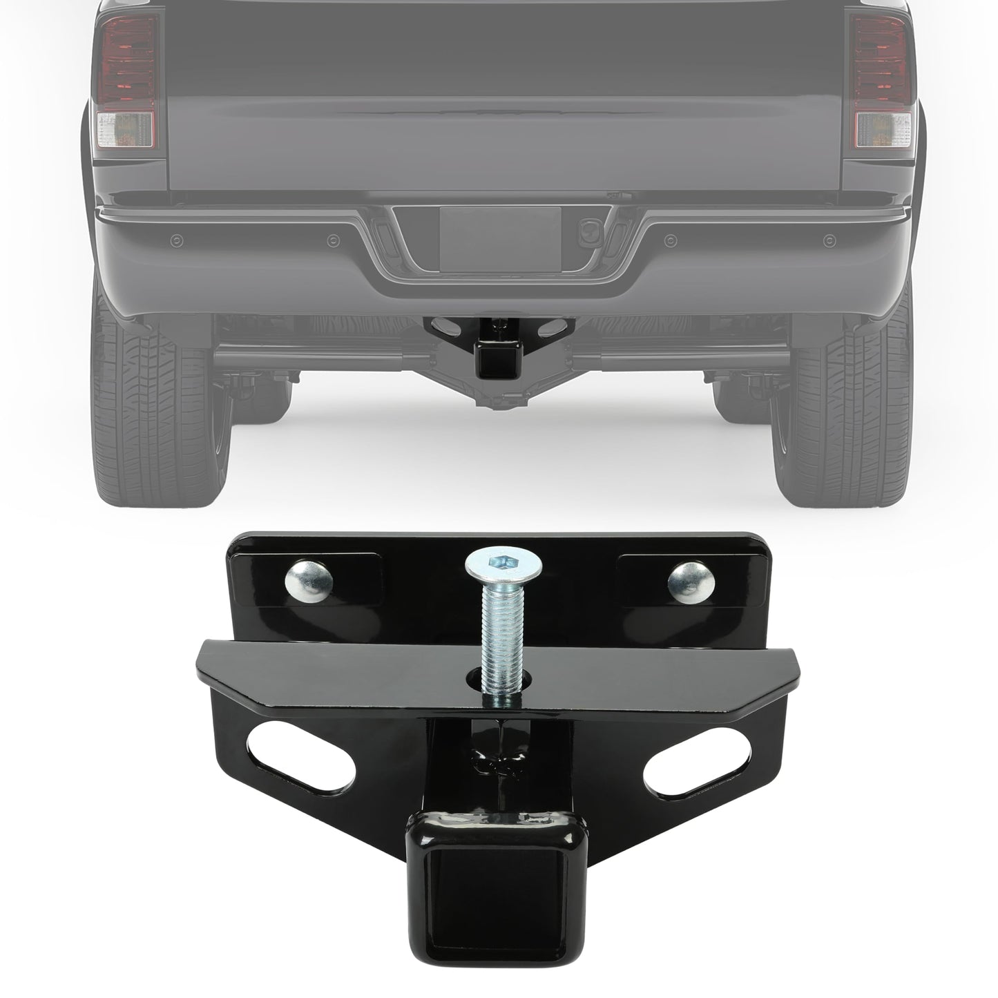 KUAFU Class 3 Rear Towing Trailer Hitch Compatible with 2003-2023 Dodge Ram 1500 2500 3500 Classic Rear Receiver Hitch Tow Towin