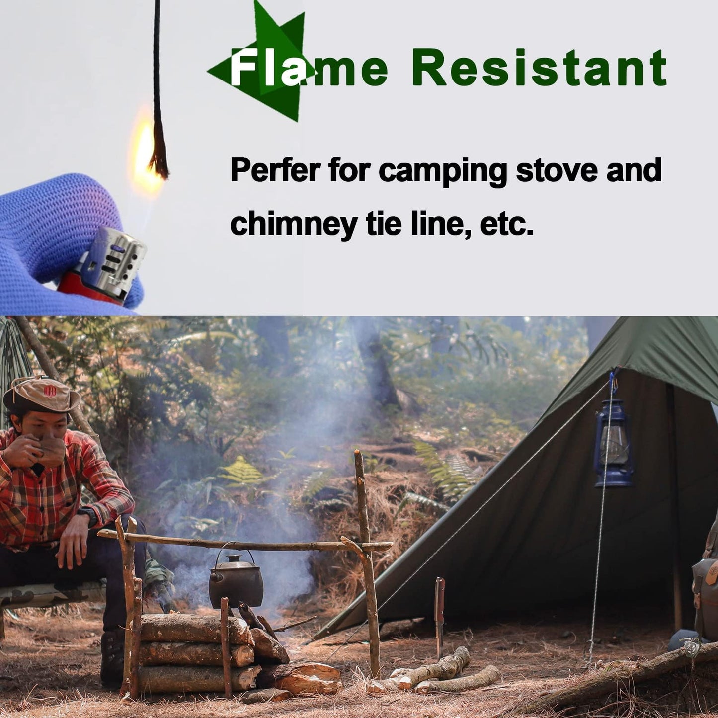 9KM DWLIFE Braided Kevlar Cord, 150lb 1mm 200Ft, High Tensile Strength, Abrasion, Flame Retardant, Kite String, Fishing Line, Model Rocket Shock, Hammock Tarp Ridgeline, Tactical Survival Paracord
