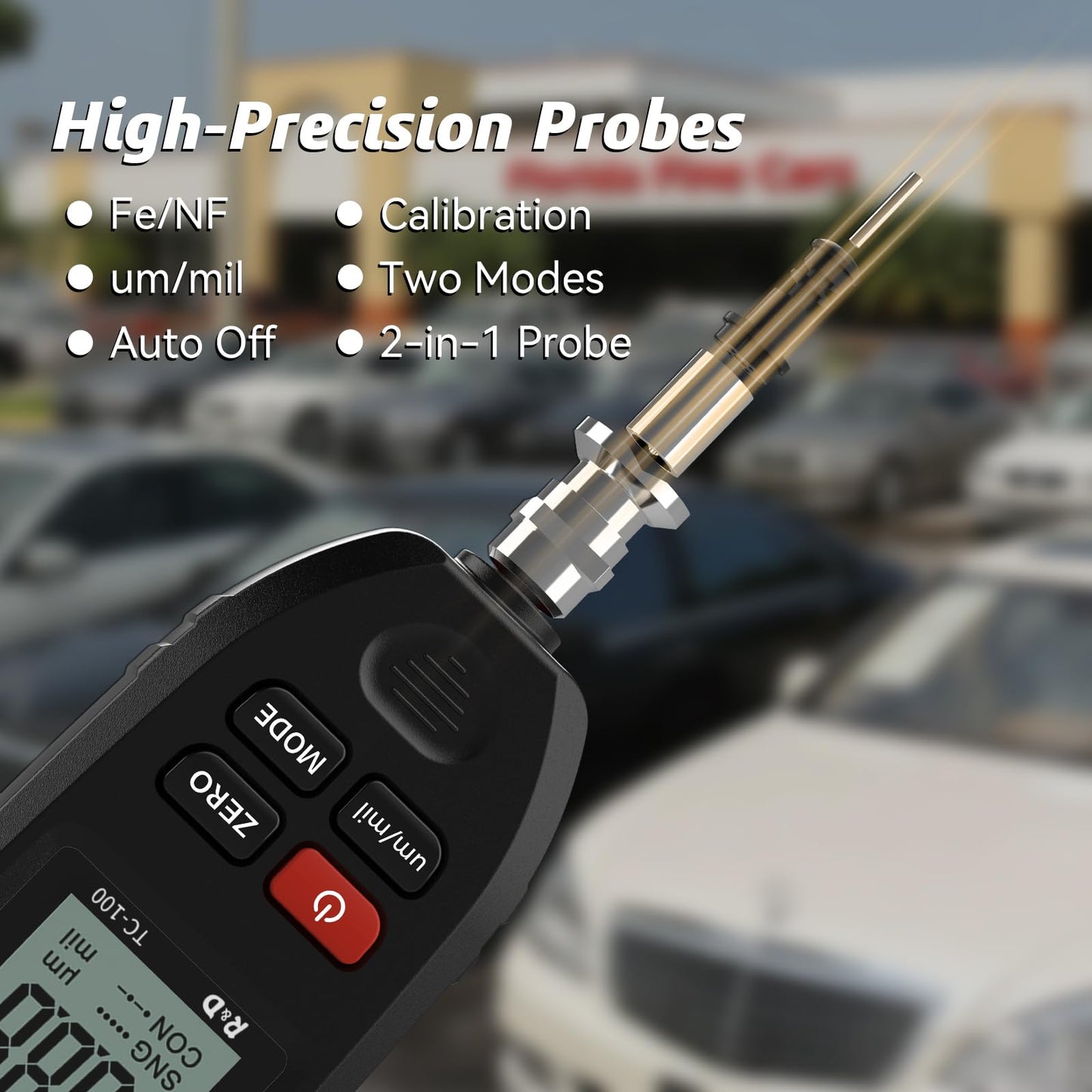 Car Coating Thickness Meter for Used Car Buyers, Paint Mil Thickness Meter Gauge Check The Car’s Original Coating Auto Car Paint Meter