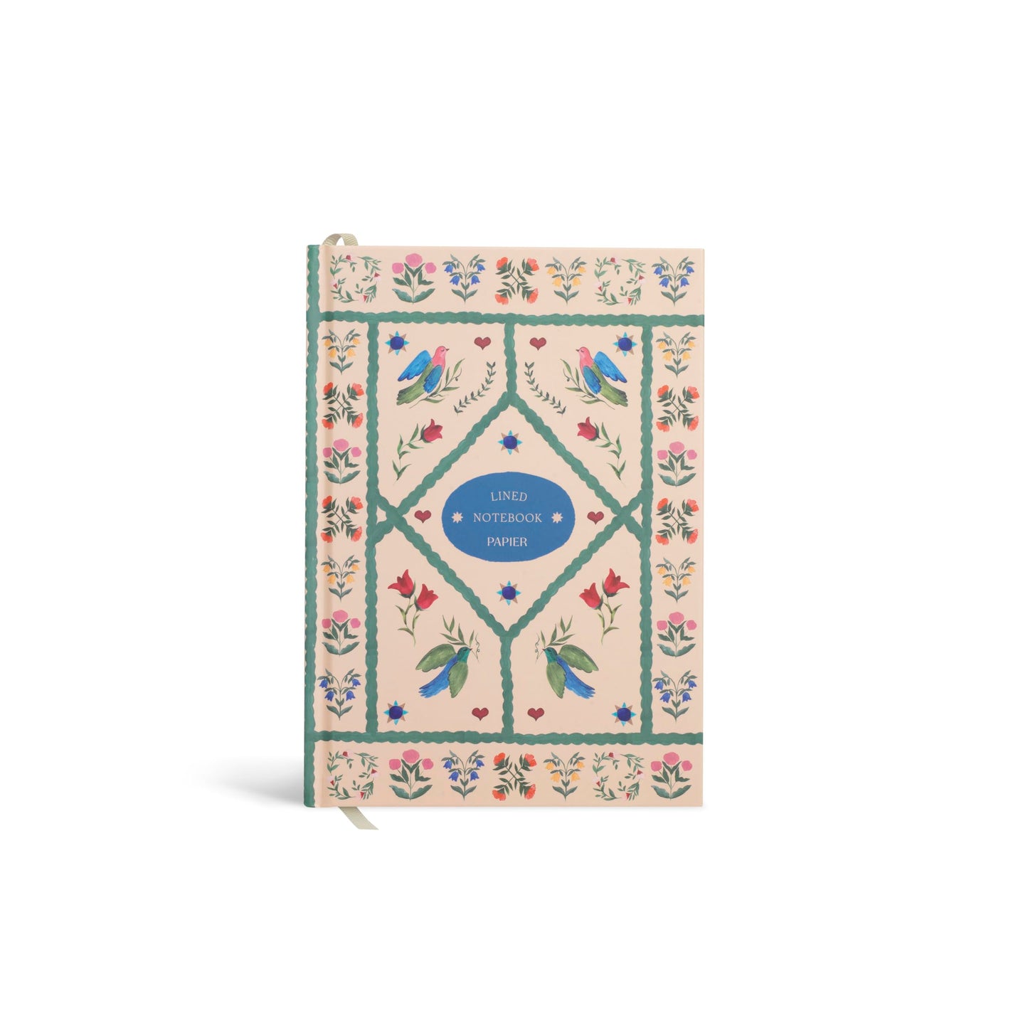 Papier Quilted Daydreams Notebook - Hardcover Journal | Lined Pages | Good for Writing & Drawing | Study & Office Organizer, Sketchbook, Commonplace Book With Bookmark | Beautiful Gift