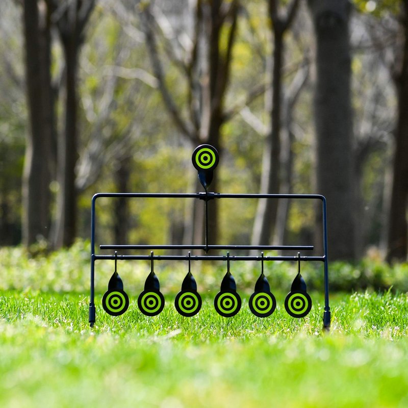 KNINE OUTDOORS 6 Targets Air Gun Pellet BB Gun Resetting Target, Rated for .22 .177 Caliber