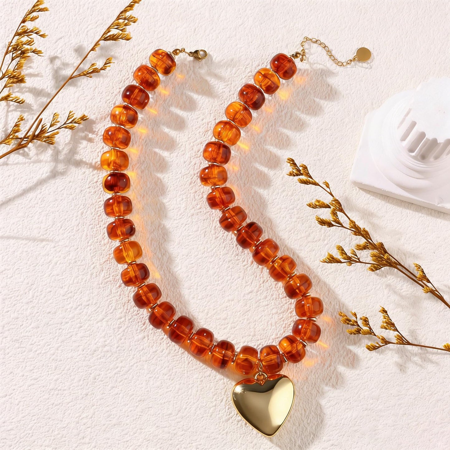 joymiao Beaded Necklaces for Women Big Colorful Beaded Necklace Boho Beach Necklace Jewelry for Women Charm Trendy Necklaces