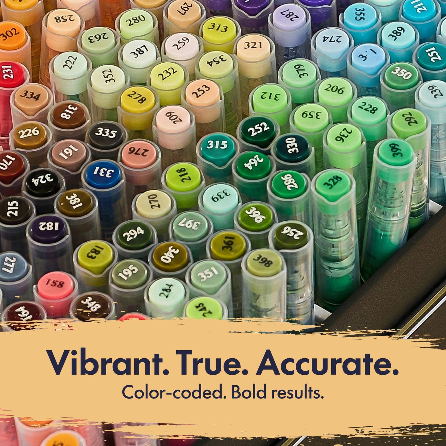 Xushro Acrylic Markers Set - 240 Brush Tip with Waterproof & No-Bleed Lightfast Ink - Acrylic Paint Markers for Rock Painting, Canvas, Wood, Glass, Fabric, & Egg - Arts and Crafts for Adults & Kids