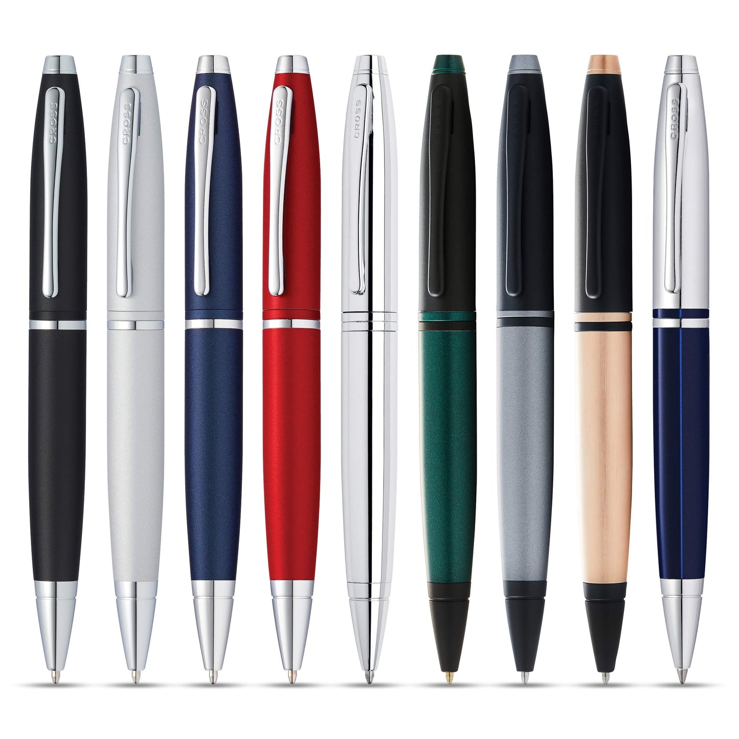 Cross Calais Chrome/Blue Ballpoint Pen