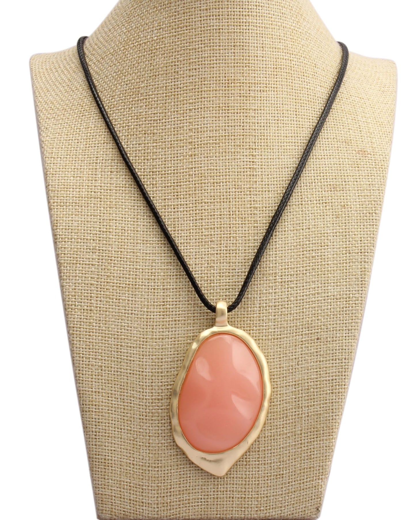 joymiao Leather Choker Necklaces for Women Long Necklaces Trendy Natural Stone Necklace Bohemian Pendant Boho Style Jewelry