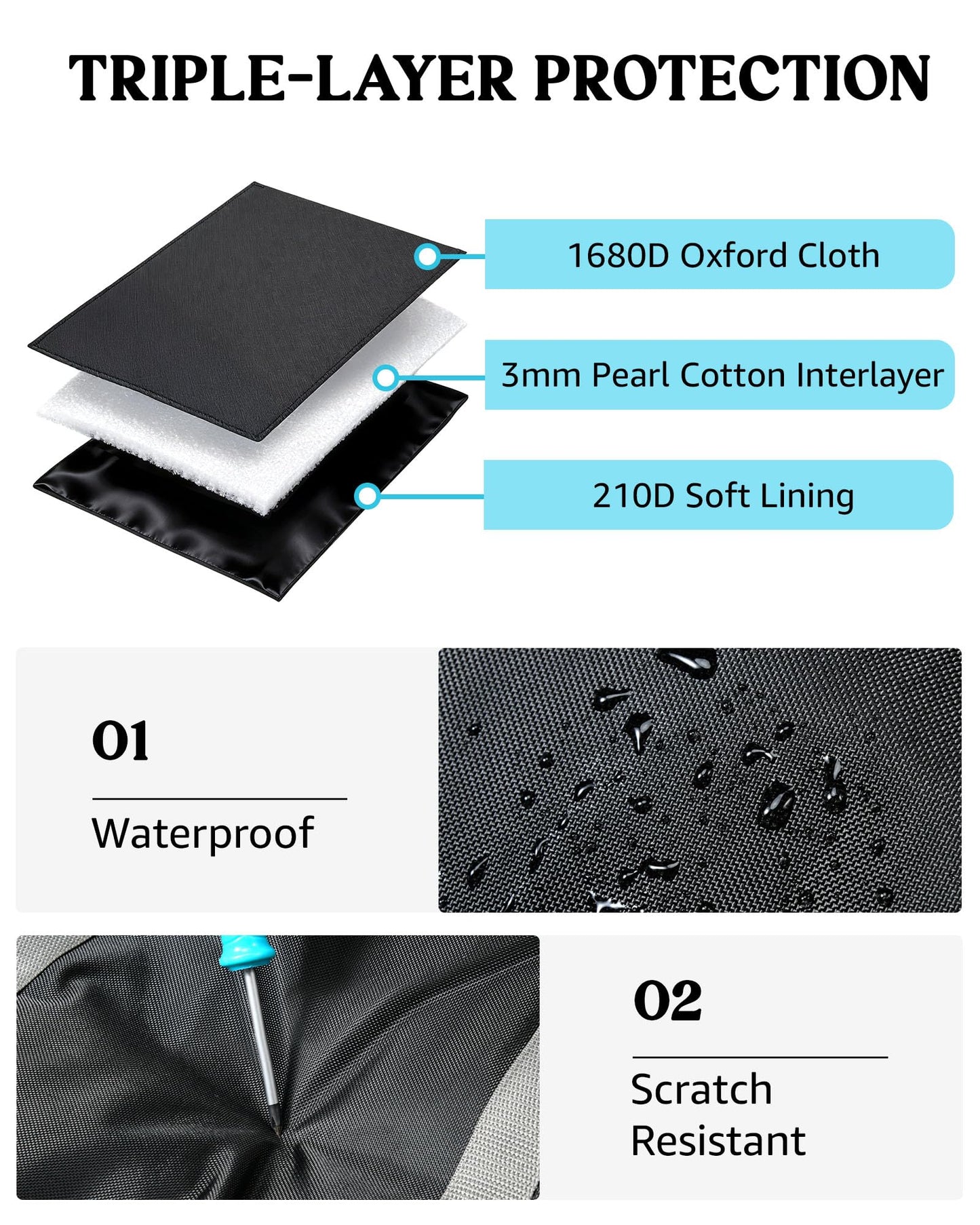 BS-VOG Carrying Bag for Ninja Slushie Machine FS301 & FS300, Portable Travel Tote Storage Bag with Front-Opening Design for Frozen Drink Maker, Thick Padded Protector for Machine Accessories