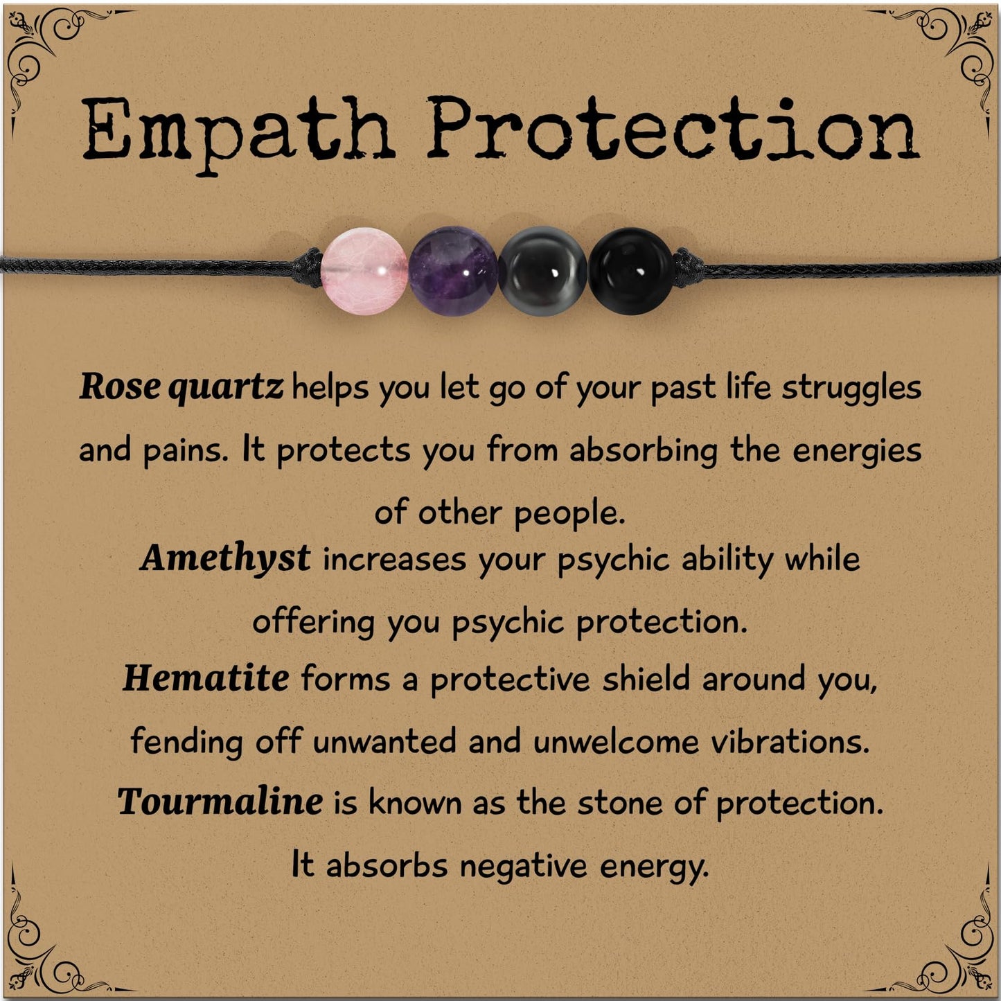 ZOKCC Crystal Healing Bracelets Gifts for Women: Mothers Day Gifts for Mom - Spiritual Natural Stone Empath Protection Bracelets Birthday Graduation Gifts for Friends Sister Mom Daughter