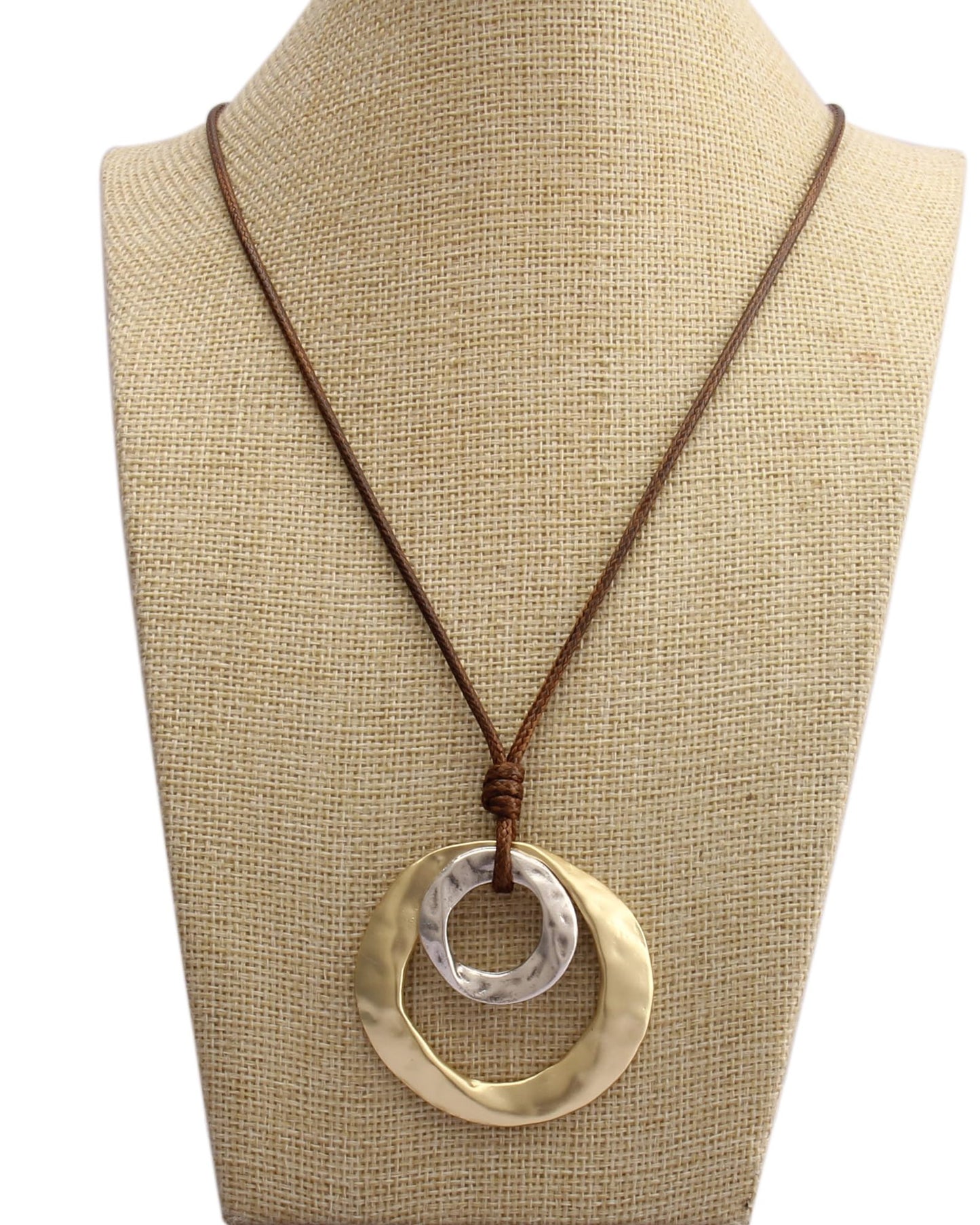 joymiao Boho Layered Necklace Vintage Necklace for Cowgirls Hippie Choker Necklace Leather Wrap Necklace for Women