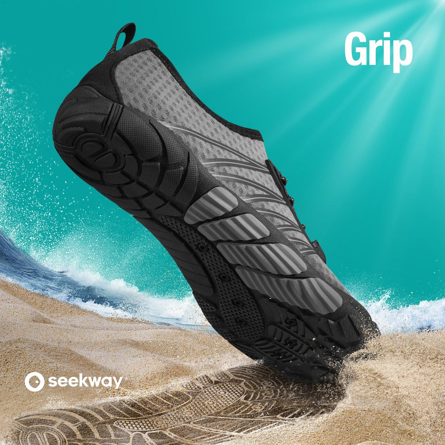 SEEKWAY Water Shoes Men Women Adult Quick-Dry Aqua Sock Barefoot for Beach Swim River Pool Lake Hiking Kayaking Surfing