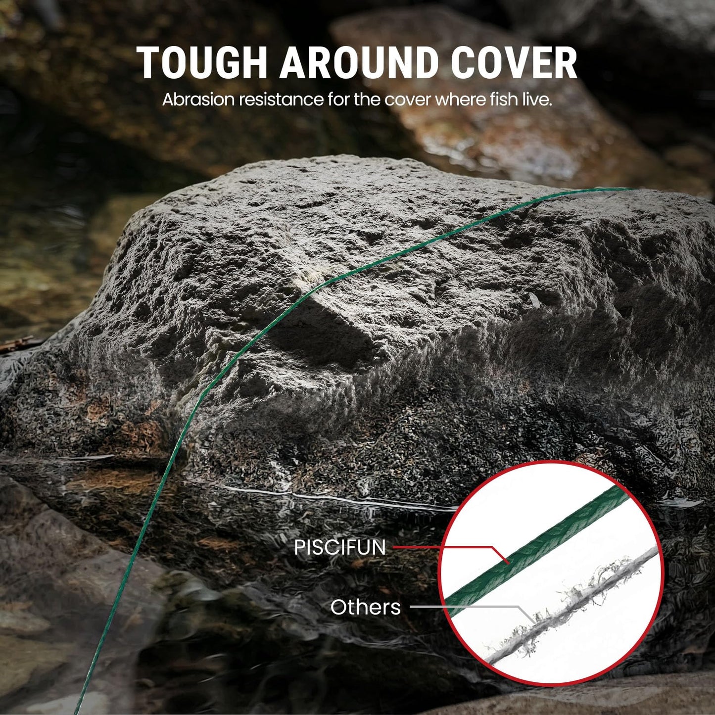 Piscifun Onyx Braided Fishing Line Advanced Superline Braid Lines 150Yd 10lb Green