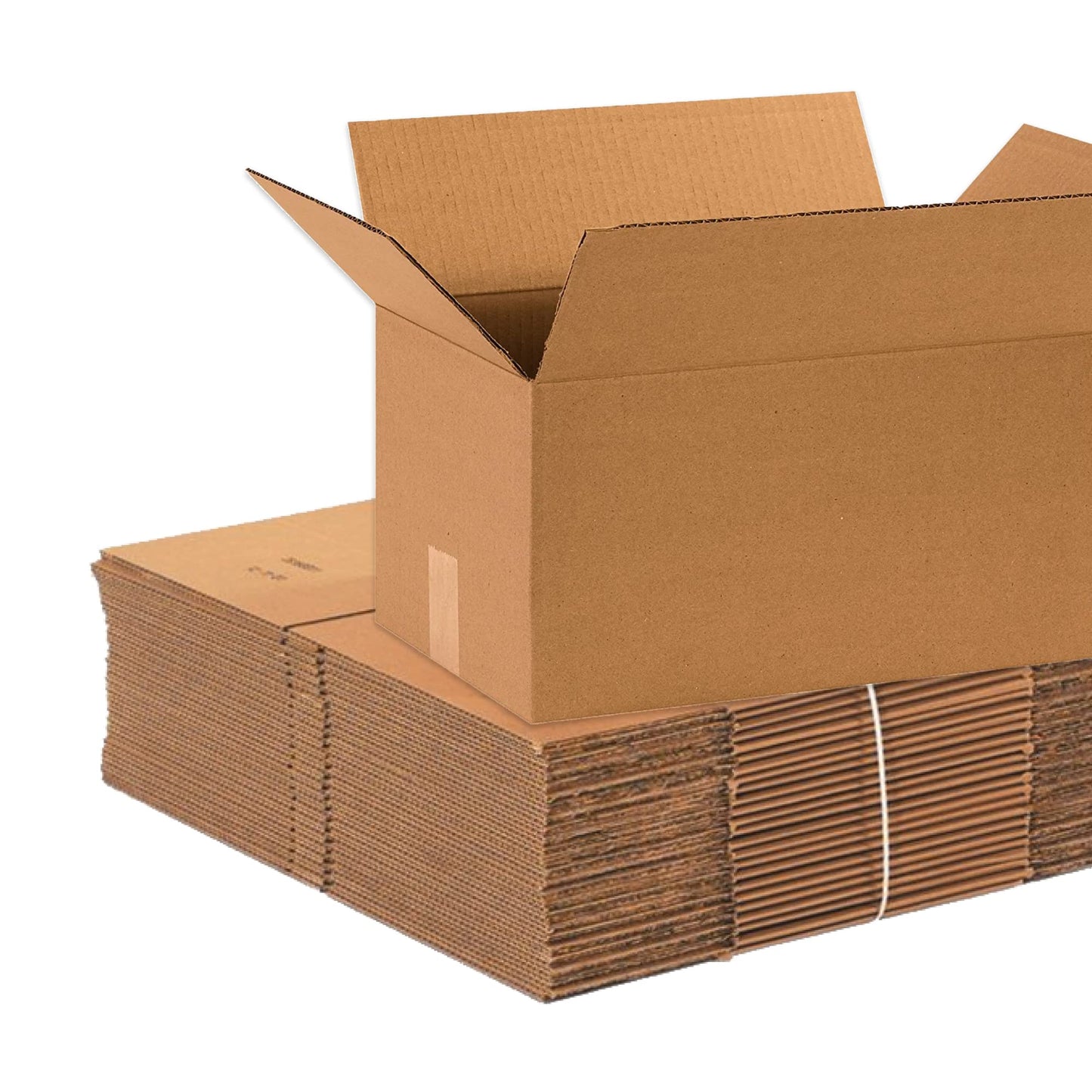 Partners Brand 14x10x8 Corrugated Cardboard Boxes, 14"L x 10"W x 8"H, Pack of 75 | Shipping, Packaging, Moving, Storage Box for Business, Strong Wholesale Bulk Boxes 14x10x8