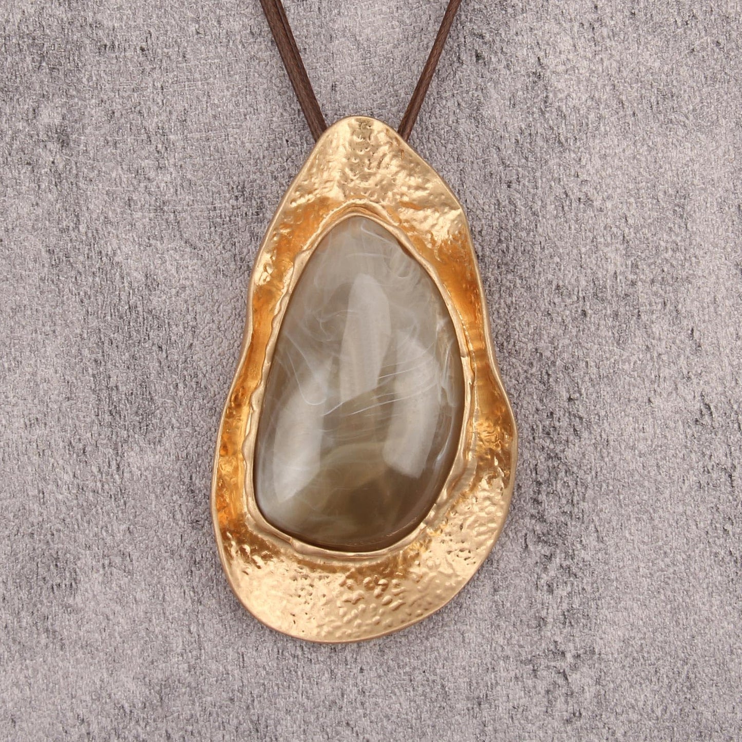 joymiao Vintage Necklace Boho Chunky Necklace for Women Long Pendant Necklace with Large Chunky Pendant Hippie Bohemian jewelry