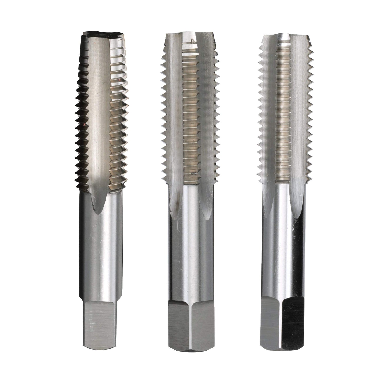 Drill America m8 x 1 High Speed Steel 4 Flute Hand Tap Set, DWT Series