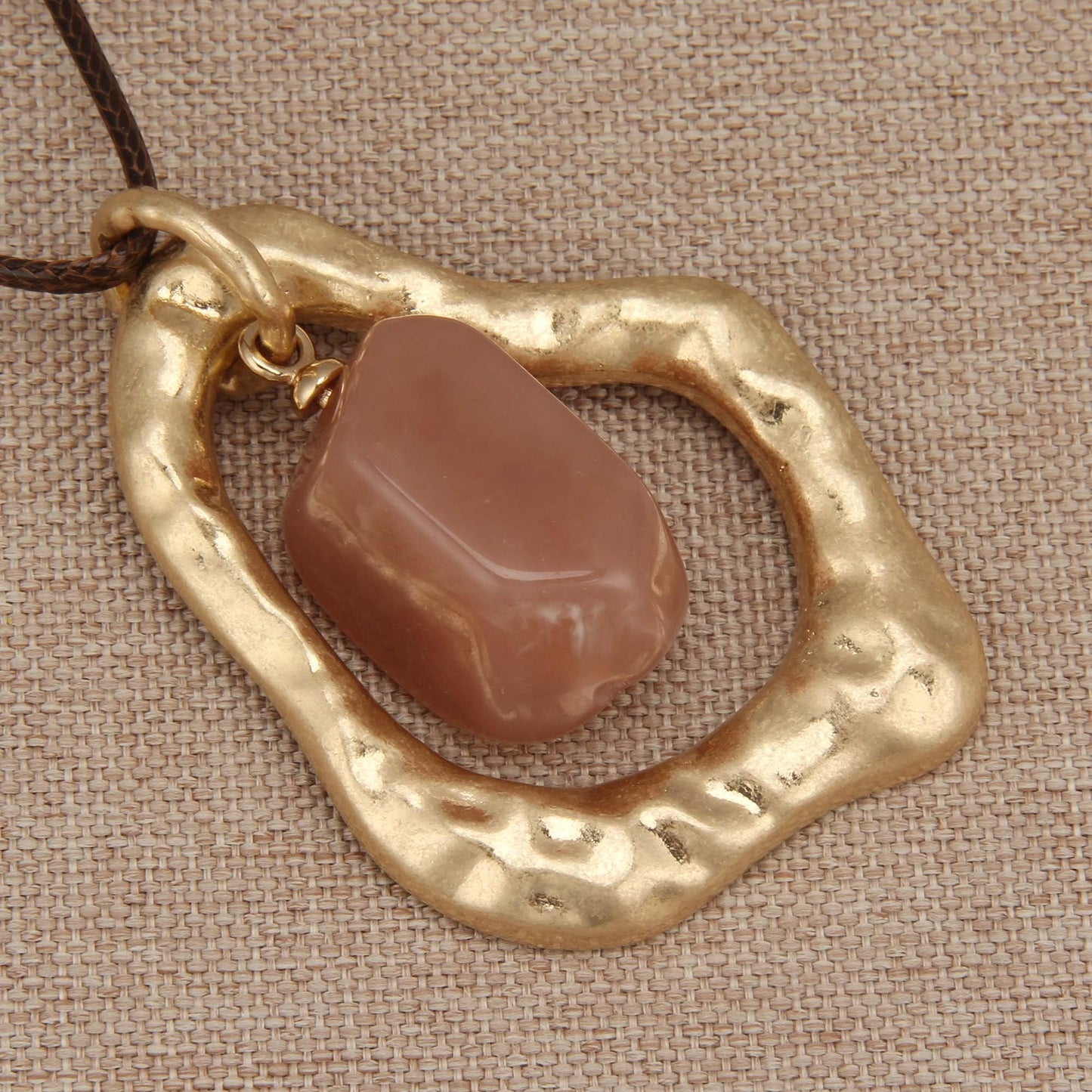 joymiao Statement Long Necklace Women Bohemian Vintage Boho Necklaces Chunky Necklaces with Resin Stone Hippie Trendy Jewelry