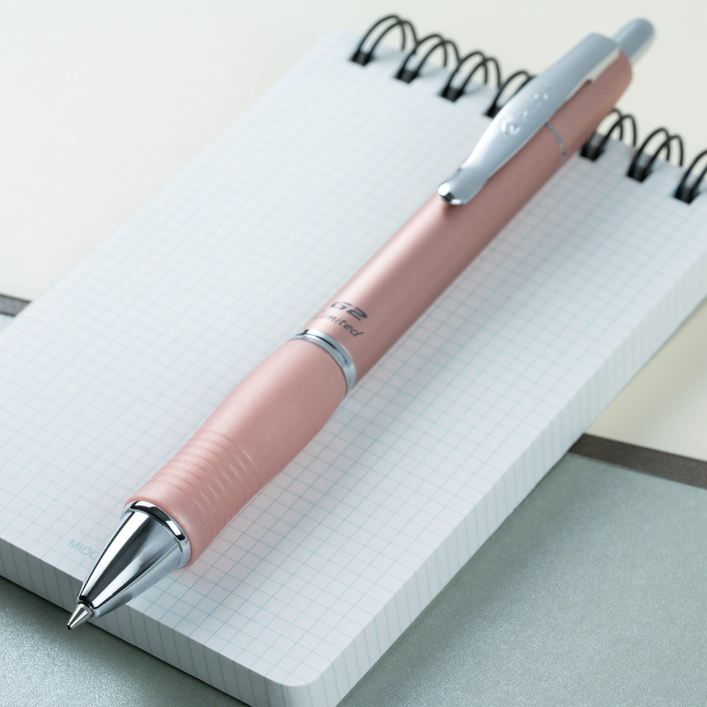 Pilot, G2 Limited Premium Gel Roller Pen, Fine Point 0.7 mm, Rose Gold Barrel, Black Ink