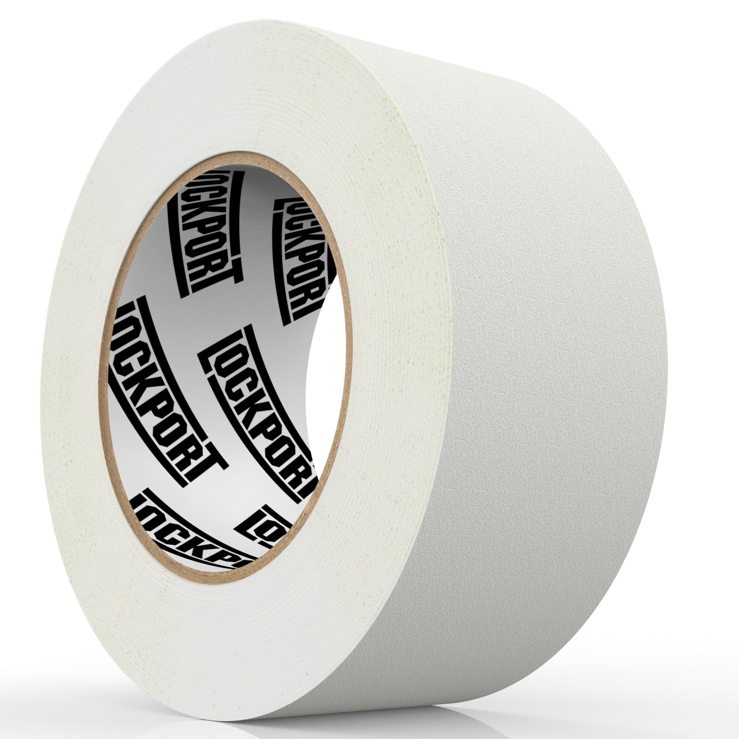Lockport White Gaffers Tape 2 inch x 45 Yards - Pro White Gaff Tape - No Residue, Water Resistant, Non- Reflective, Easy Tear - Multipurpose