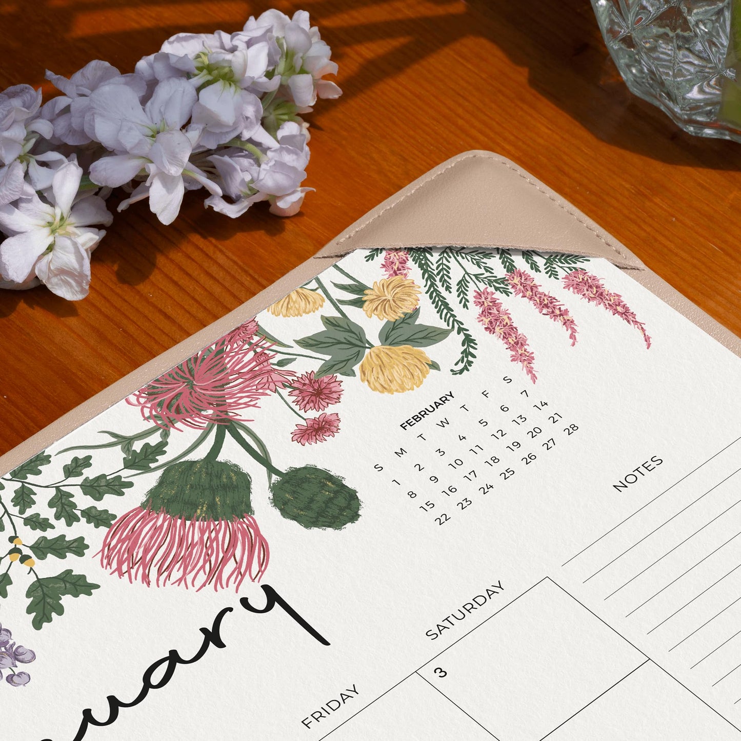 Cabbrix Desk Calendar 2026 with Desktop Mat, Desk Pad Calendar 15"x 12" From January 2026 to June 2027, Desk Calendar for Home Office and School, Easy Planning, Apricot
