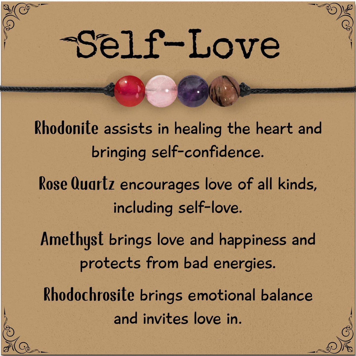 ZOKCC Crystal Healing Bracelets Gifts for Women: Mothers Day Gifts for Mom - Spiritual Natural Stone Empath Protection Bracelets Birthday Graduation Gifts for Friends Sister Mom Daughter