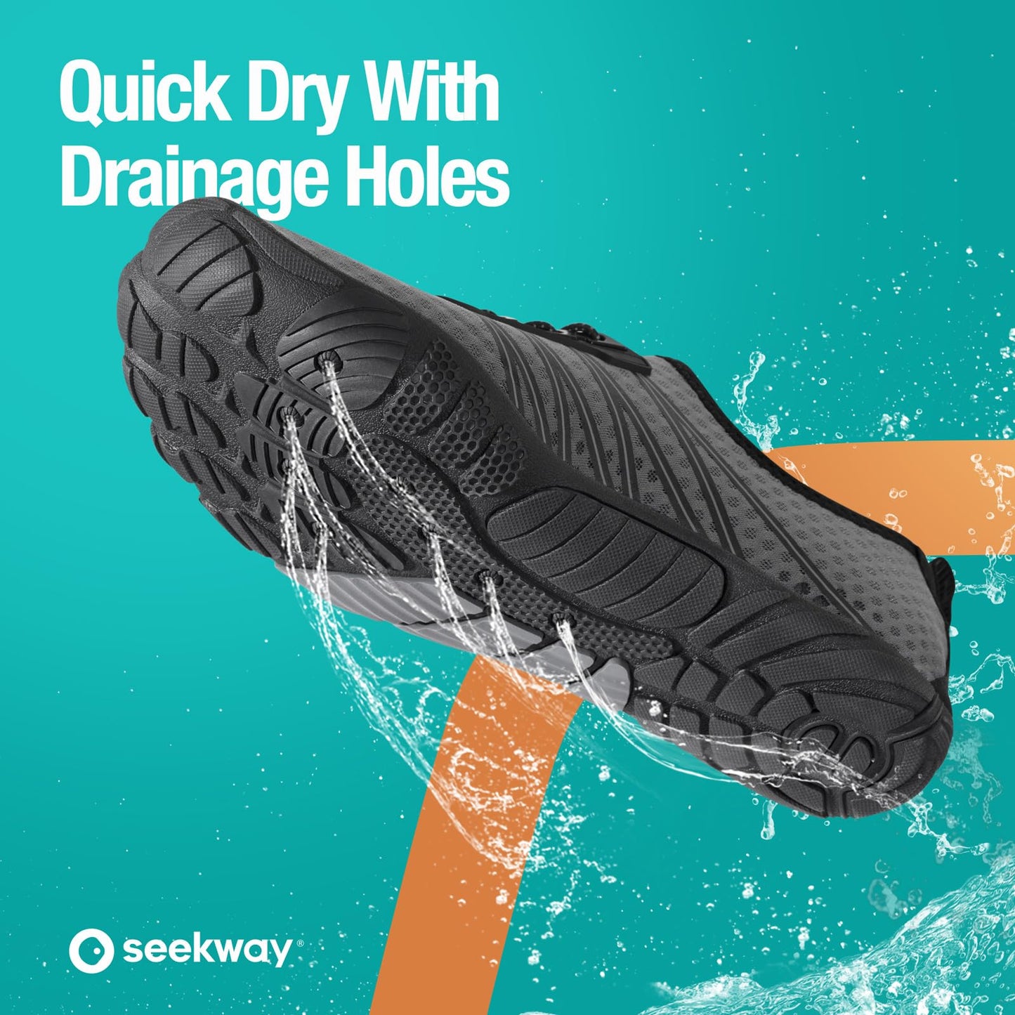 SEEKWAY Water Shoes Men Women Adult Quick-Dry Aqua Sock Barefoot for Beach Swim River Pool Lake Hiking Kayaking Surfing