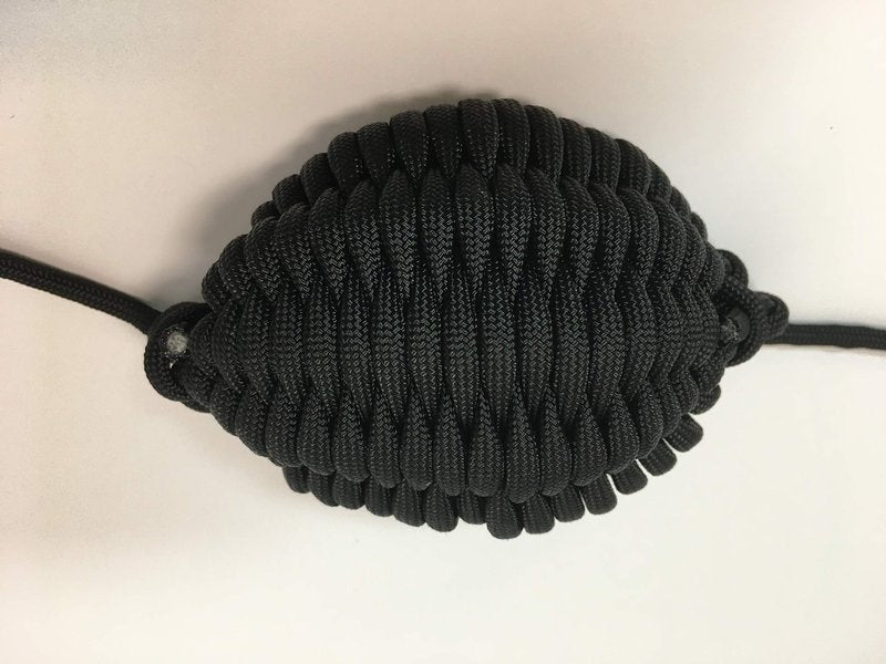 Paracord Shepherd Sling (Old-Fashioned Slingshot) Handmade by David The Shepherd (Black)