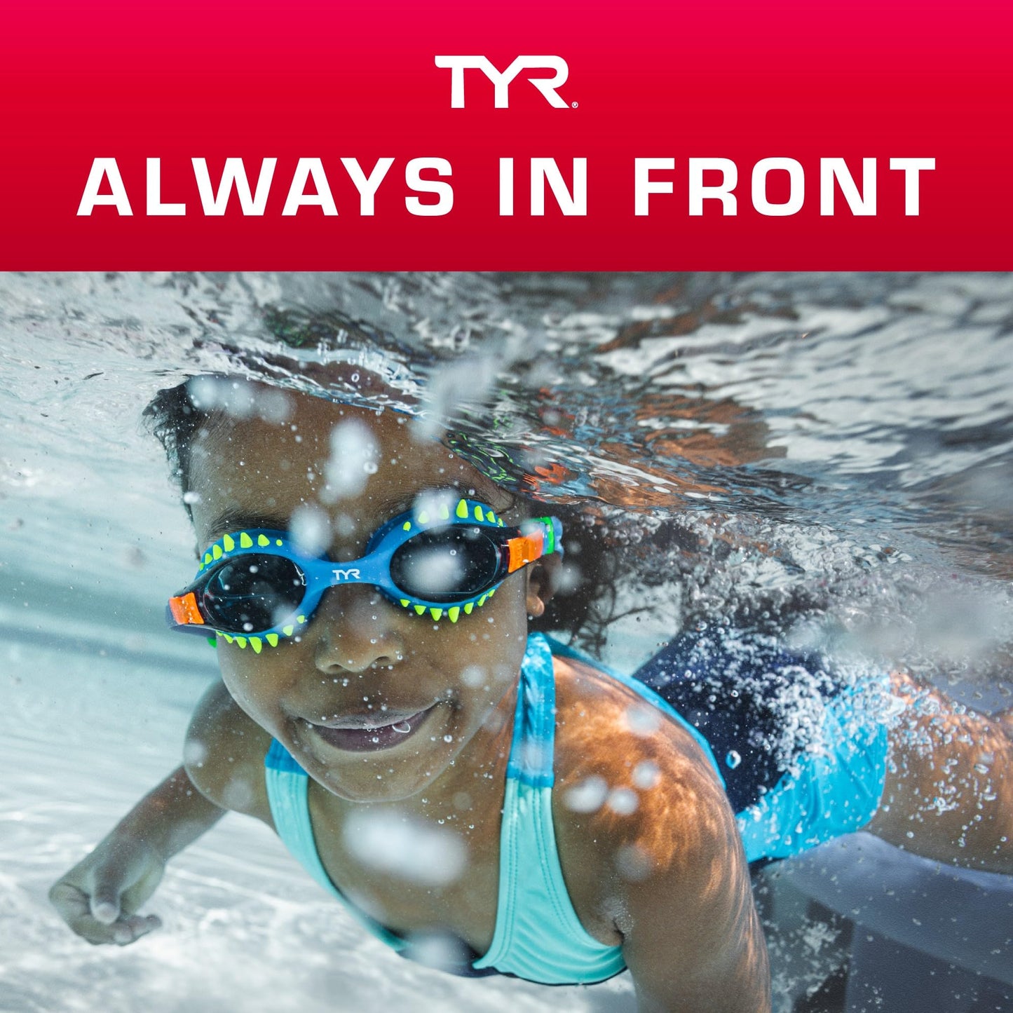 TYR Durafast Lite Ella Maxfit Girls' One Piece Swimsuit - Active Swimwear Designed for Durability and Comfort - Durfast Lite Fabric, UPF 50+, Fully Lined - Navy, Large