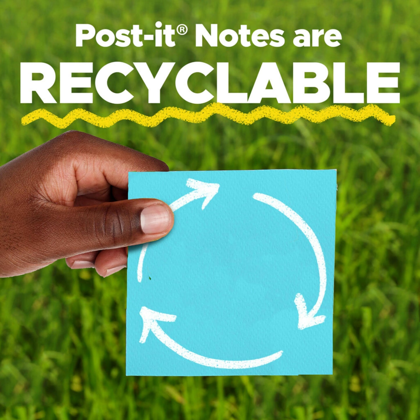 Post-it Dispenser Pop-up Notes, 3x3 in, 24 Pads, Canary Yellow, Clean Removal, Recyclable