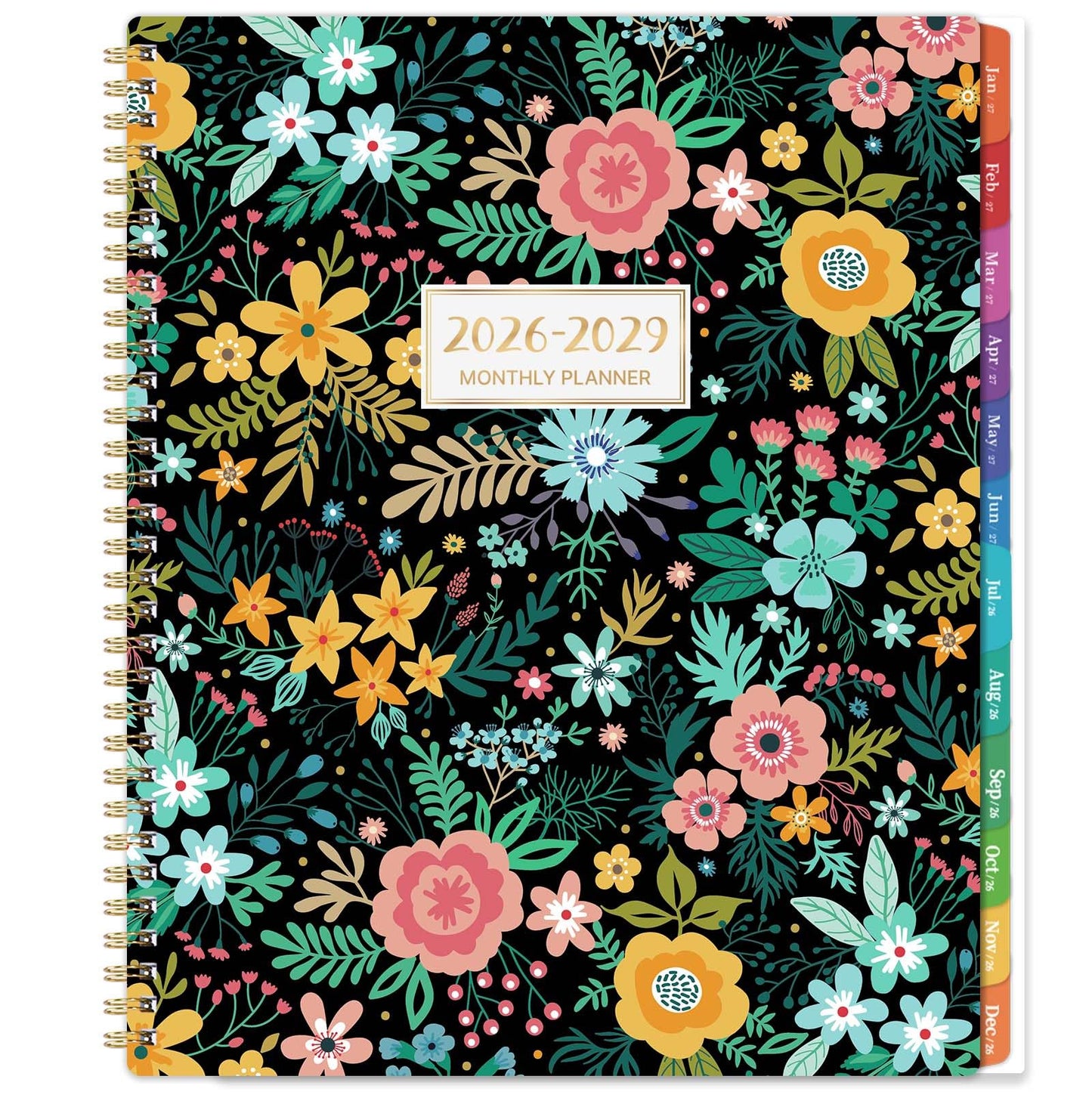 2026-2029 Monthly Planner/Calendar - 3 Year Planner 2026-2029 - July 2026 - June 2029, 9'' x 11'', 3 Year Calendar Planner 26-29, 36 Months, Colorful Tabs, Inner Pocket, Notes Pages, Great for School Work Home Long-Term Planning