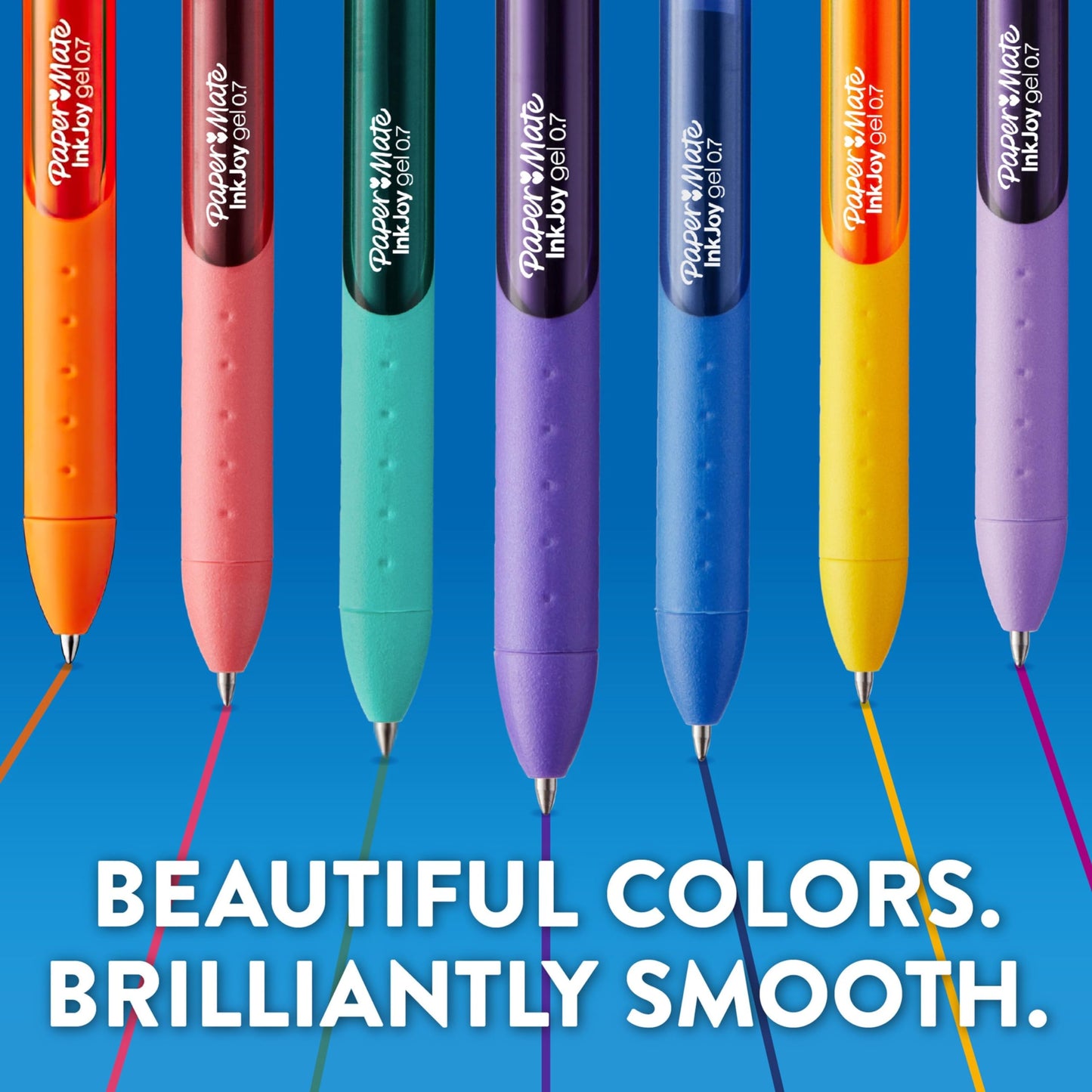 Paper Mate InkJoy Gel Pens, Retractable, Medium Point (0.7mm), Black, 36 Count - Office Supplies, Journaling, Note Taking